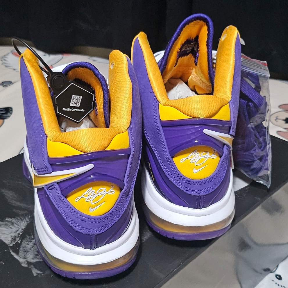 Nike LeBron 8 Purple 착용 스타일 - 4