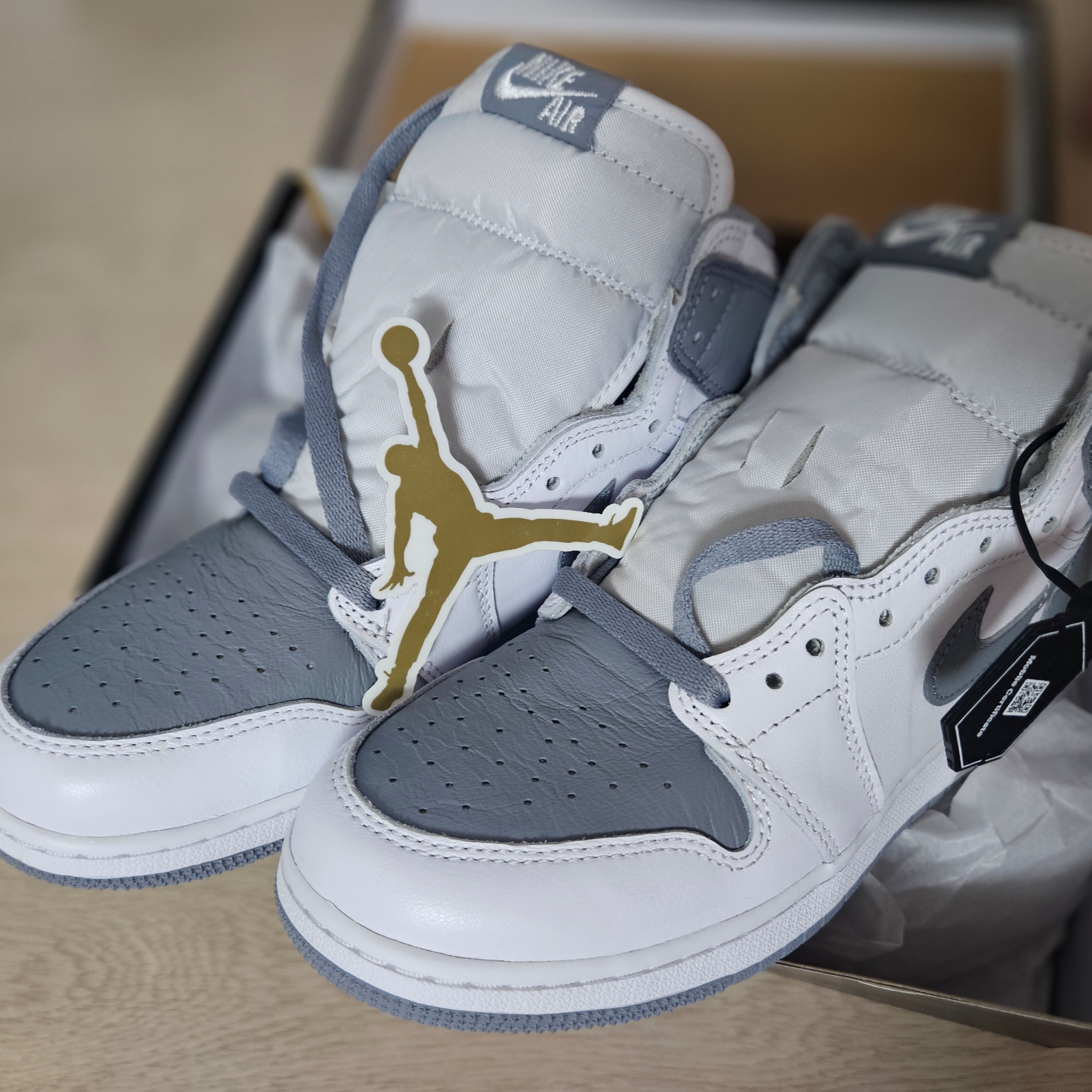 (GS) Jordan 1 Retro High OG Stealth 착용 스타일 - 2