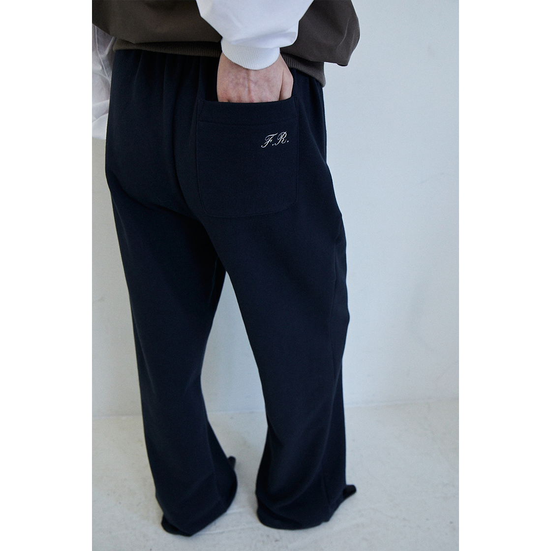 FARVEN Jeff Banding Pants Navy Peony 상세 이미지 2