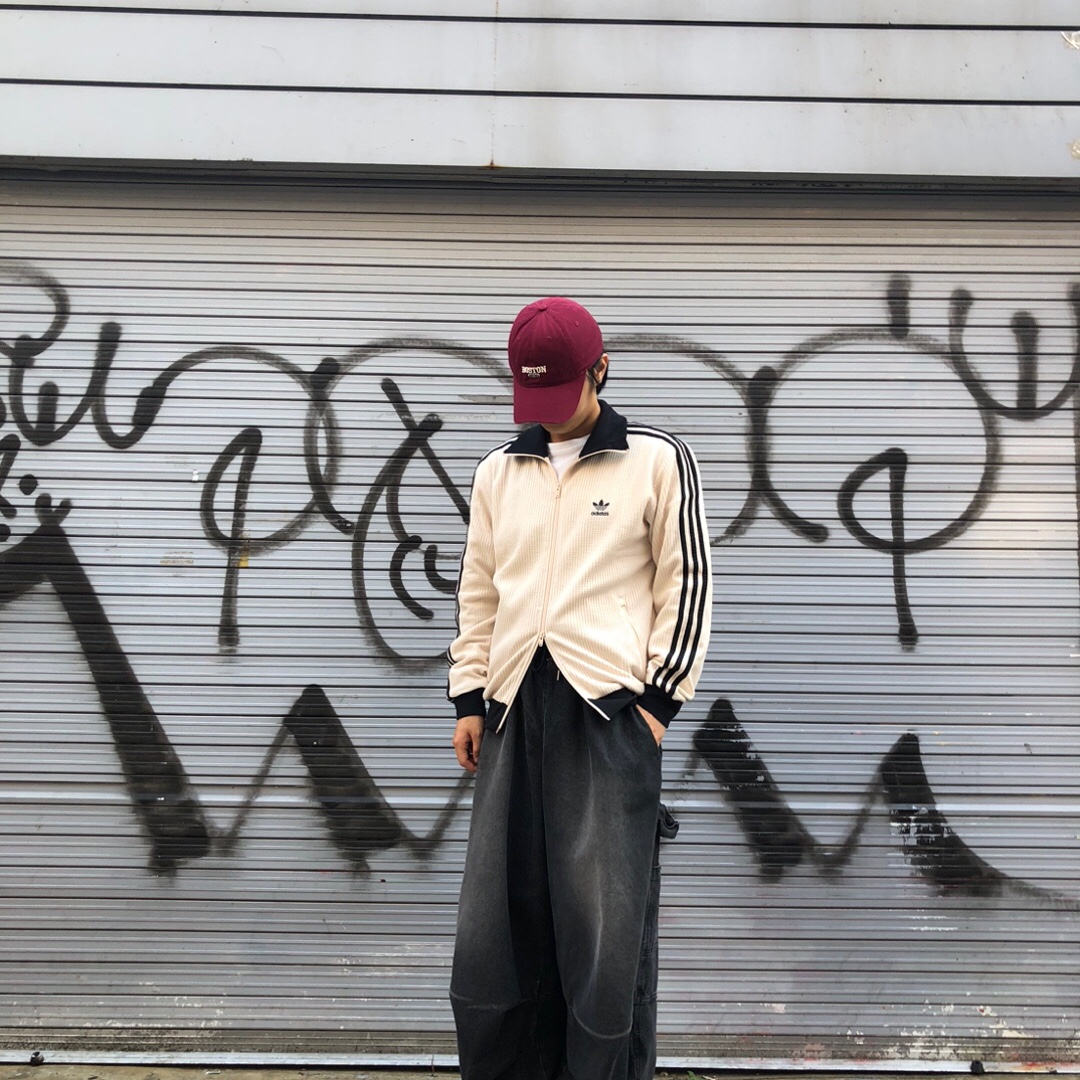 Adidas Waffle Beckenbauer Track Top Wonder White - KR Sizing 착용 스타일