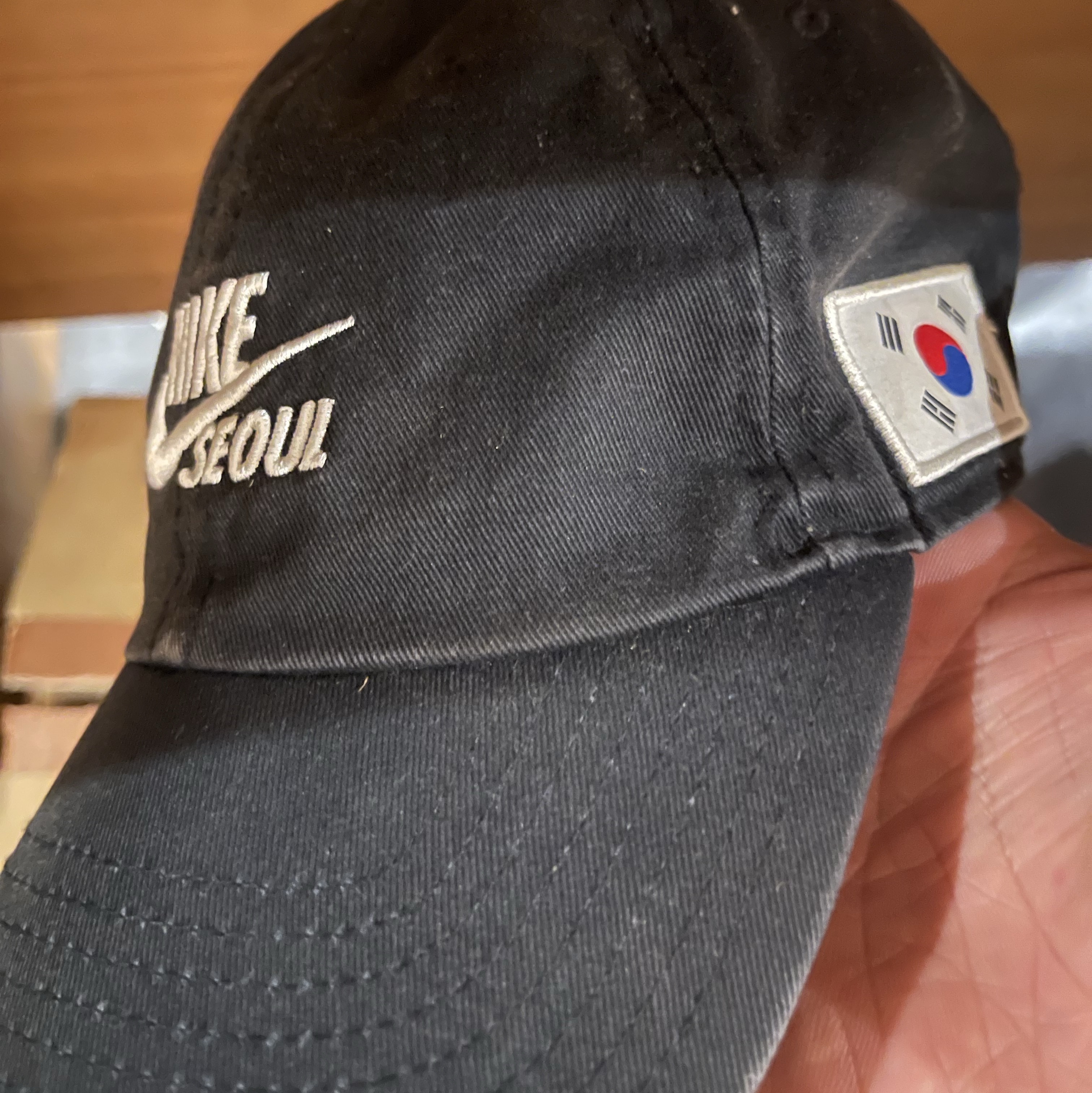 Nike H86 Korea Cap Black 착용 스타일