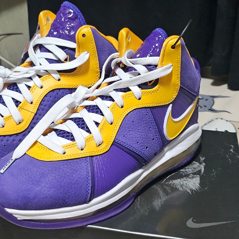 Nike LeBron 8 Purple 착용 스타일 - 3