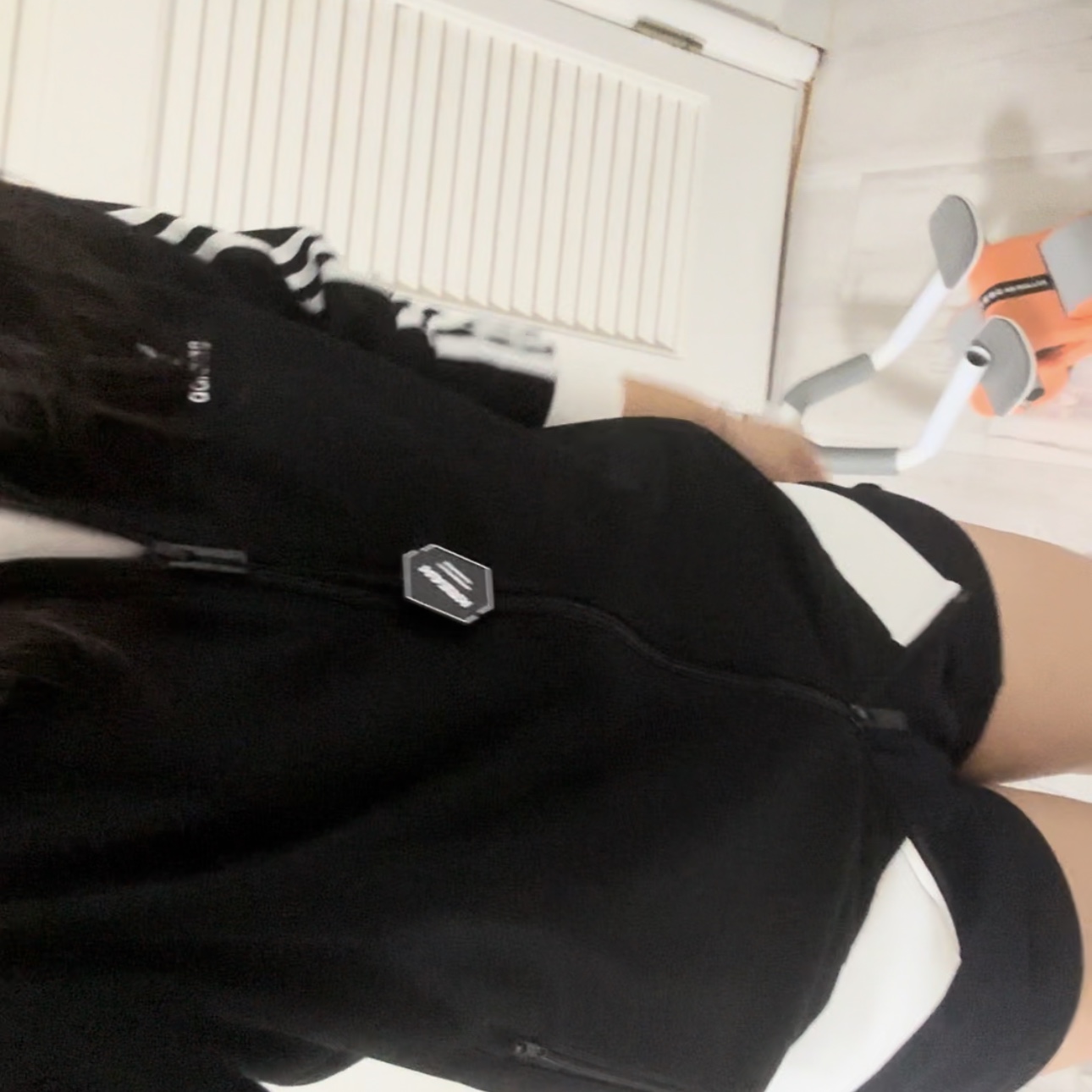 Adidas Adicolor Classics Beckenbauer Track Jacket Black - KR Sizing 착용 스타일 - 1
