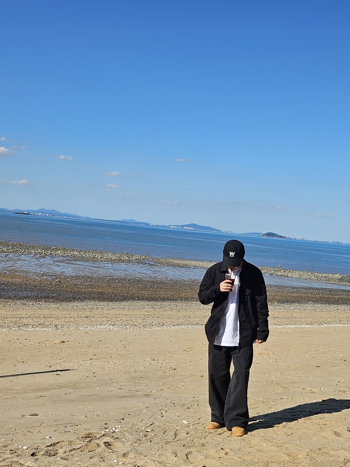 Stone Island 12011 Overshirt Black - 24SS, Wooyoungmi W Patch Ball Cap Black - 23SS 착용 스타일 - 4