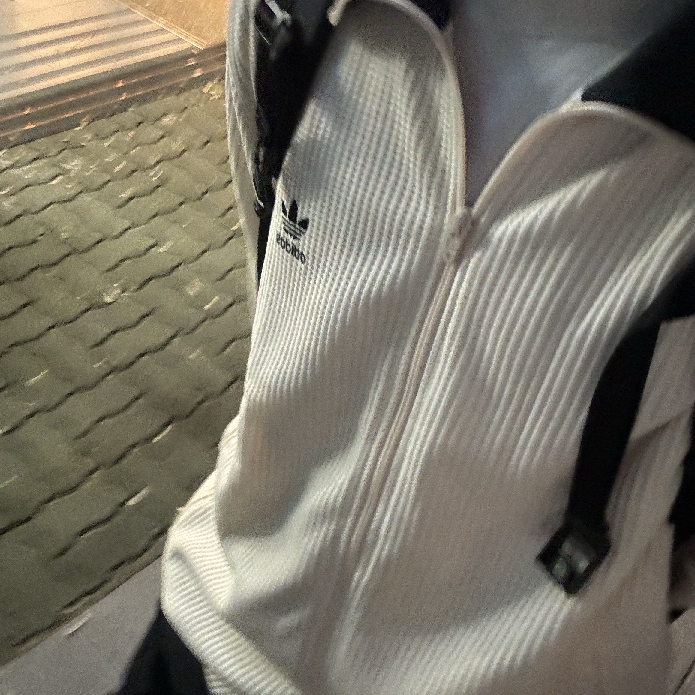 Adidas Waffle Beckenbauer Track Top Wonder White - KR Sizing 착용 스타일