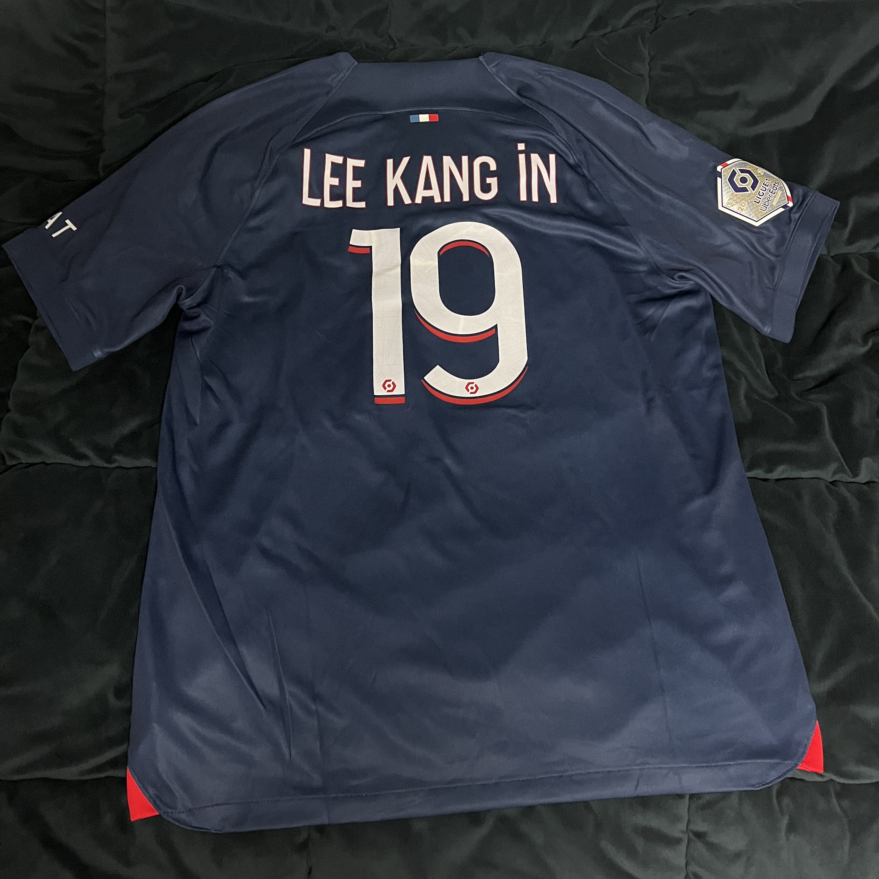 Nike Paris Saint-Germain 2023/24 Dri-Fit Stadium Home Jersey Midnight Navy (Non Marking Ver.) 착용 스타일 - 2