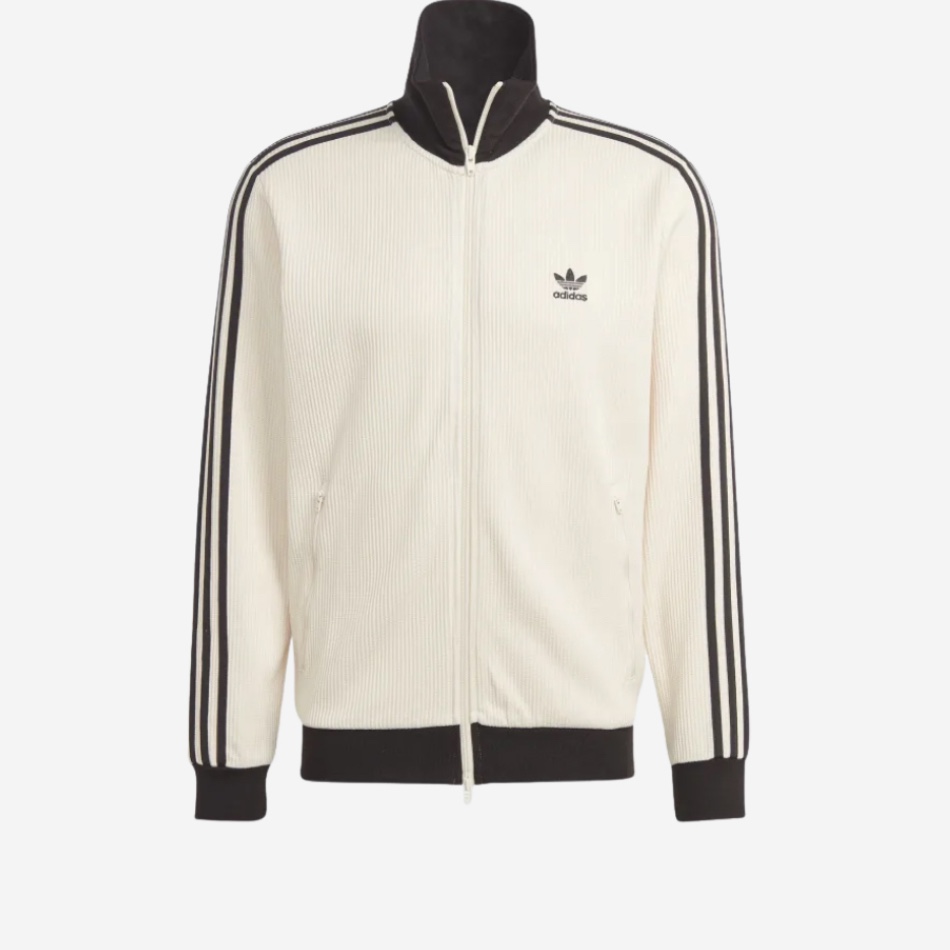 Adidas Waffle Beckenbauer Track Top Wonder White - KR Sizing 착용 스타일