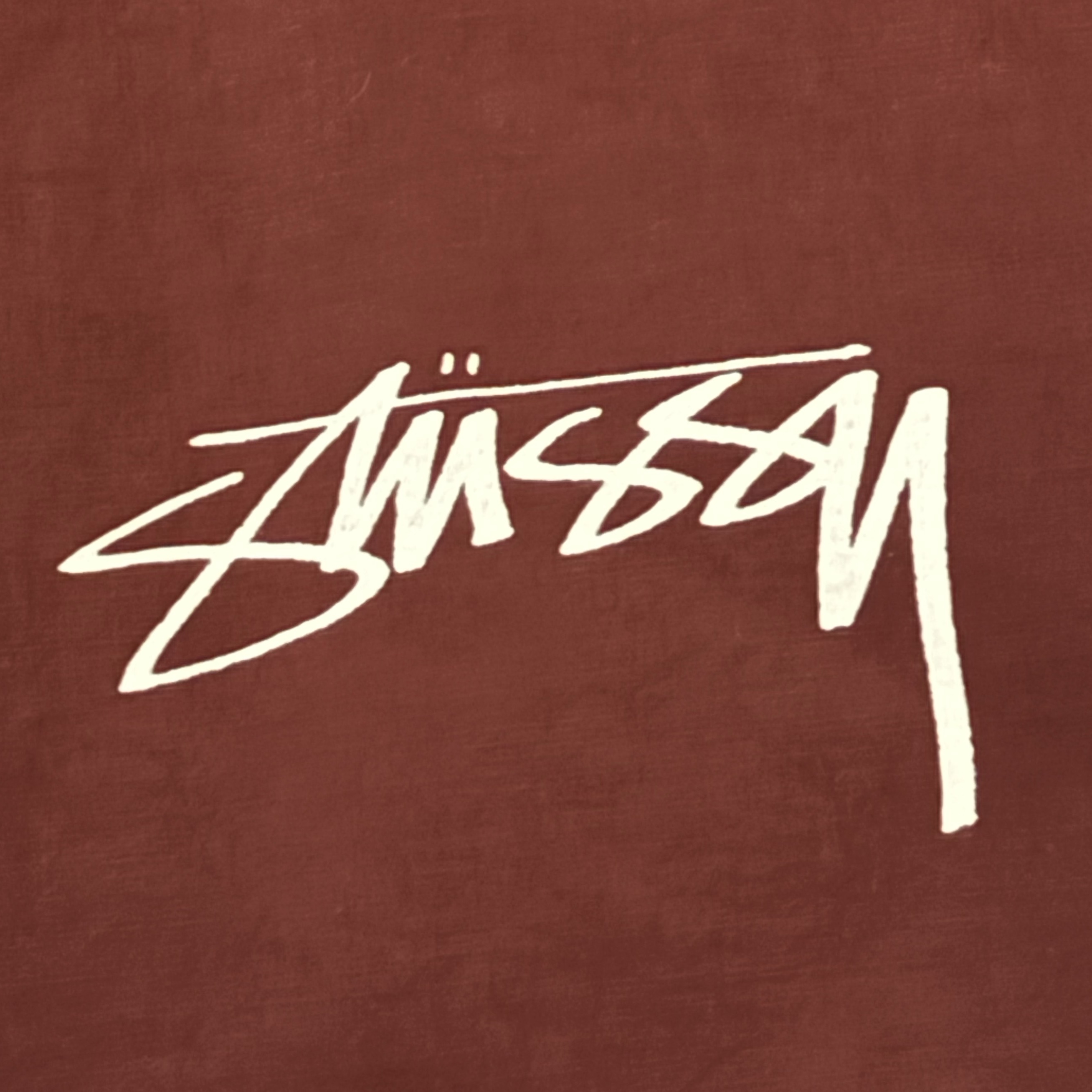 Stussy Wave Dye Beach Shell Jacket Maroon 착용 스타일