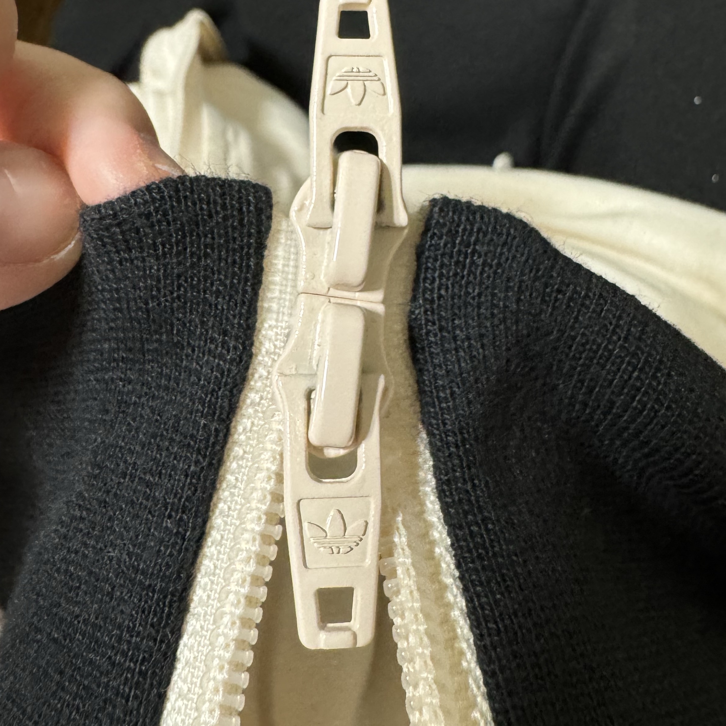 Adidas Waffle Beckenbauer Track Top Wonder White - KR Sizing 착용 스타일