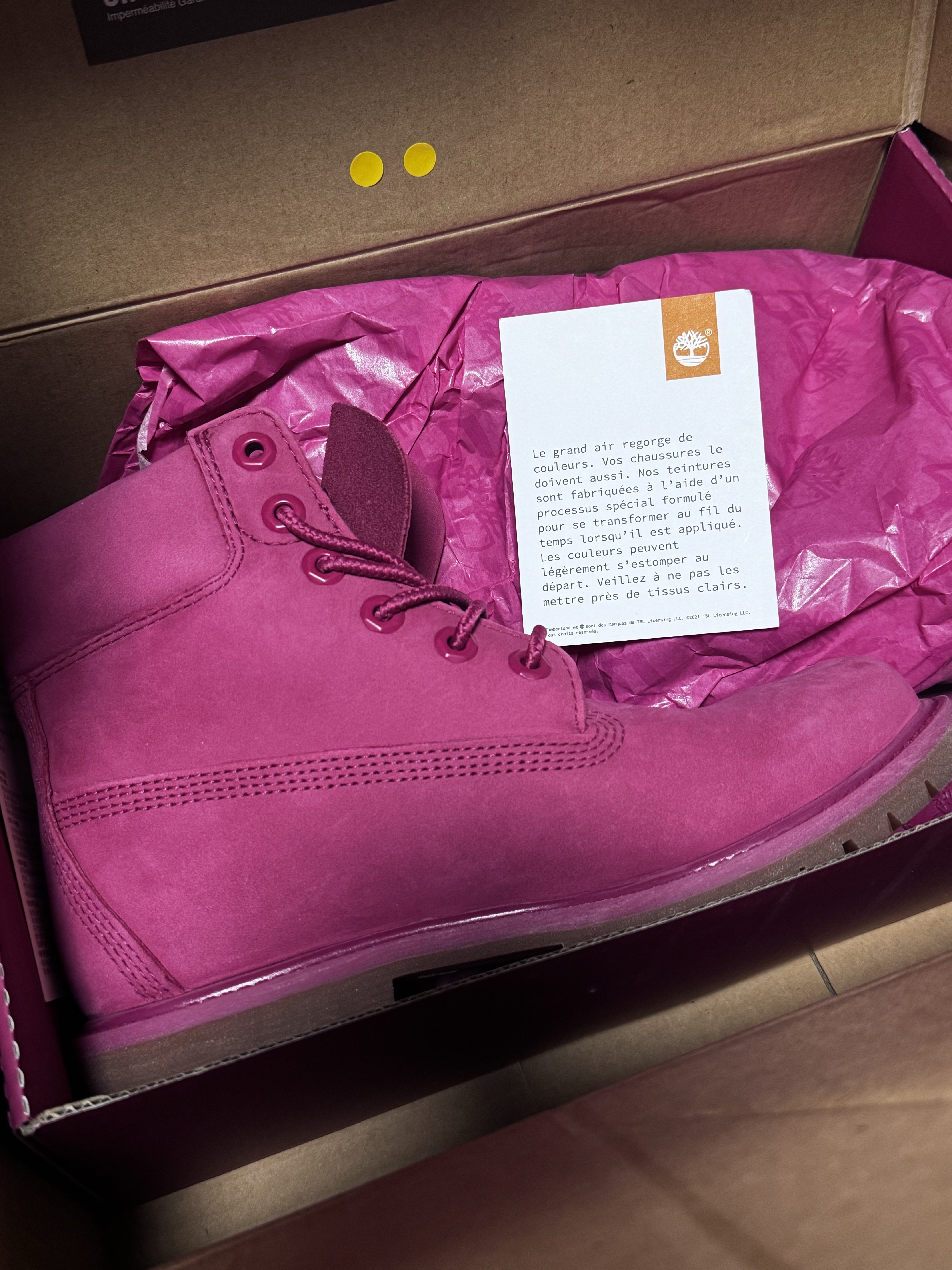 Timberland Premium 6 inch Waterproof Boot Pink - Wide 착용 스타일 - 3