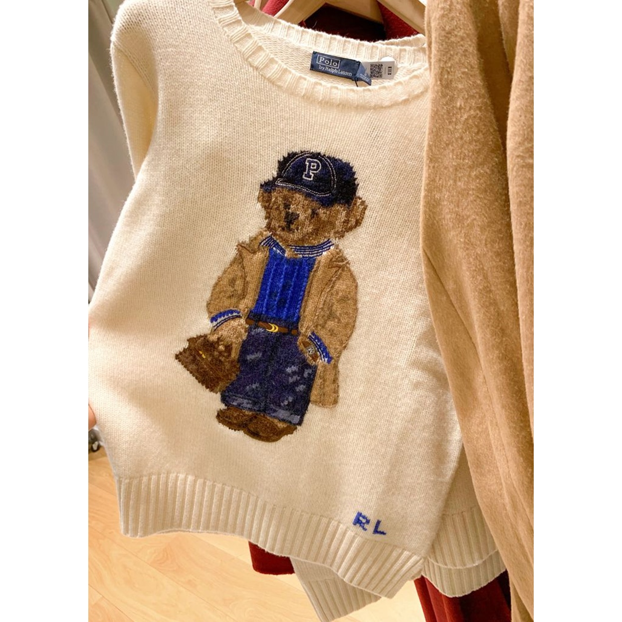 [30% 적립] Polo Ralph Lauren Polo Bear Wool Cashmerer Sweater Navy - 24FW 착용 스타일 - 6