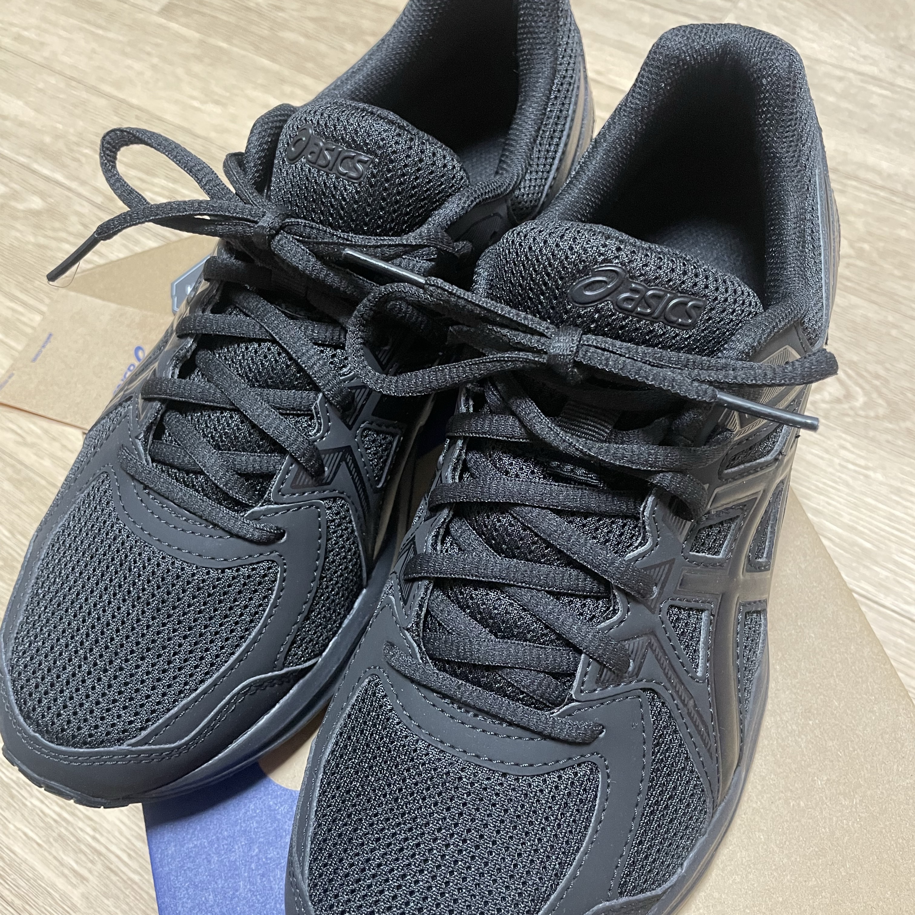Asics Jog 100 2 Black 착용 스타일