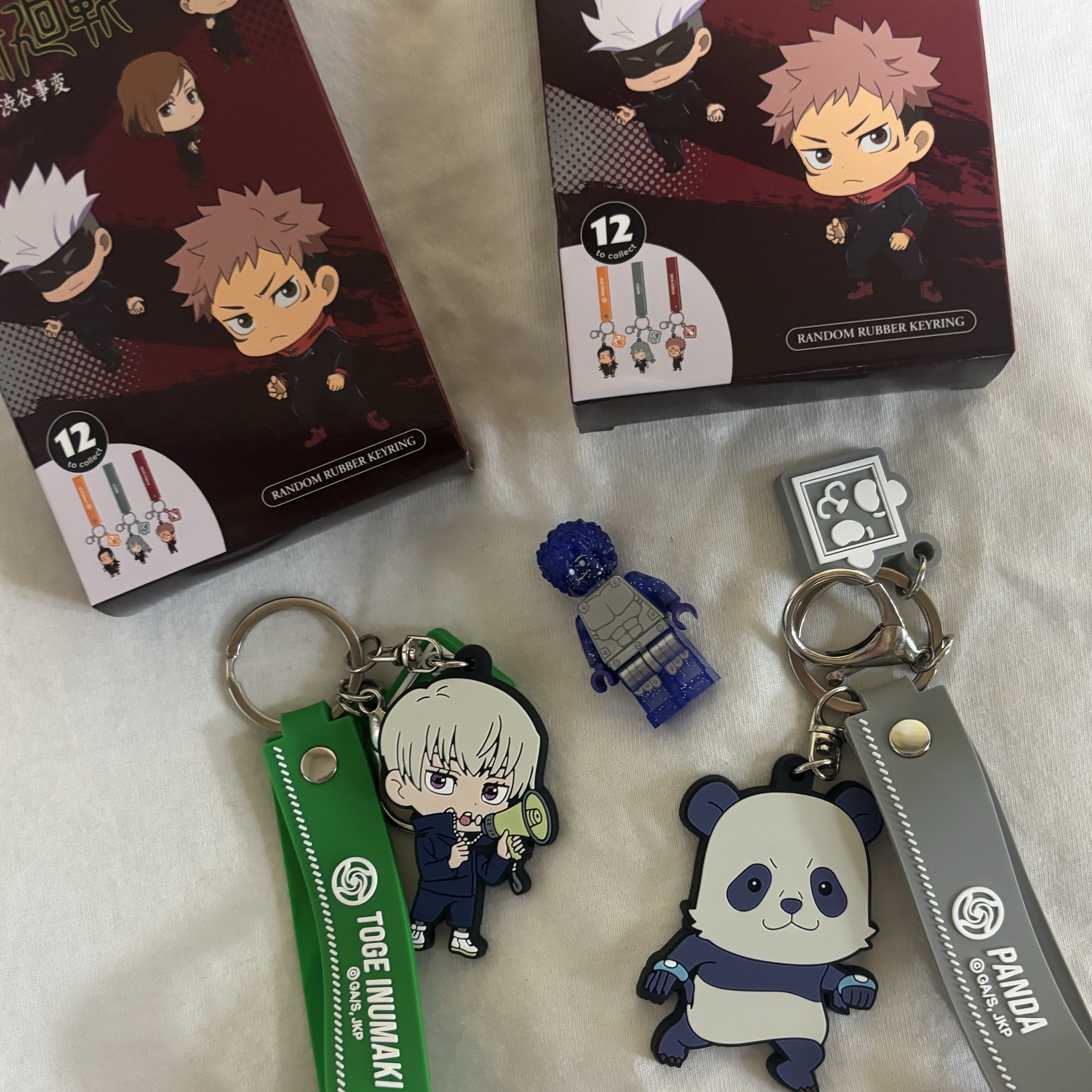 Jujutsu Kaisen Random Rubber Keyrings Shibuya Incident 착용 스타일
