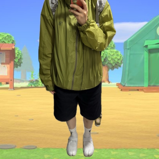Sansan Gear Light Jacket Green - 22SS, (W) Nike Air Rift Breathe White Pure Platinum 착용 스타일 - 1