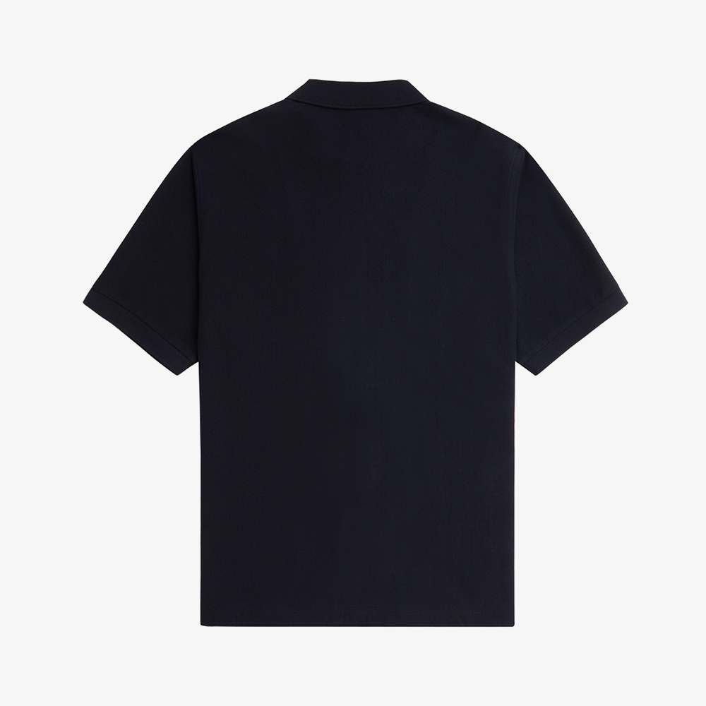 프레드페리 옴브레 스트라이프 집 스루 폴로 셔츠 네이비(Fred Perry Ombre Stripe Zip Through Polo Navy) - 6