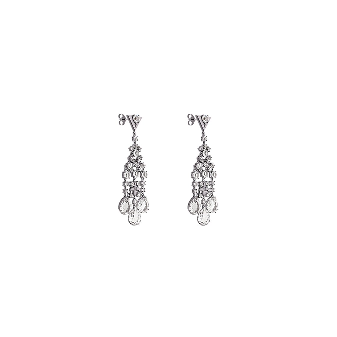 (W) Louis Vuitton Chandelier Earrings Palladium 상세 이미지 2