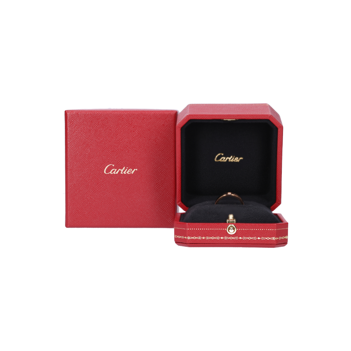 Cartier C de Wedding Ring Rose Gold Size 56 상세 이미지 6