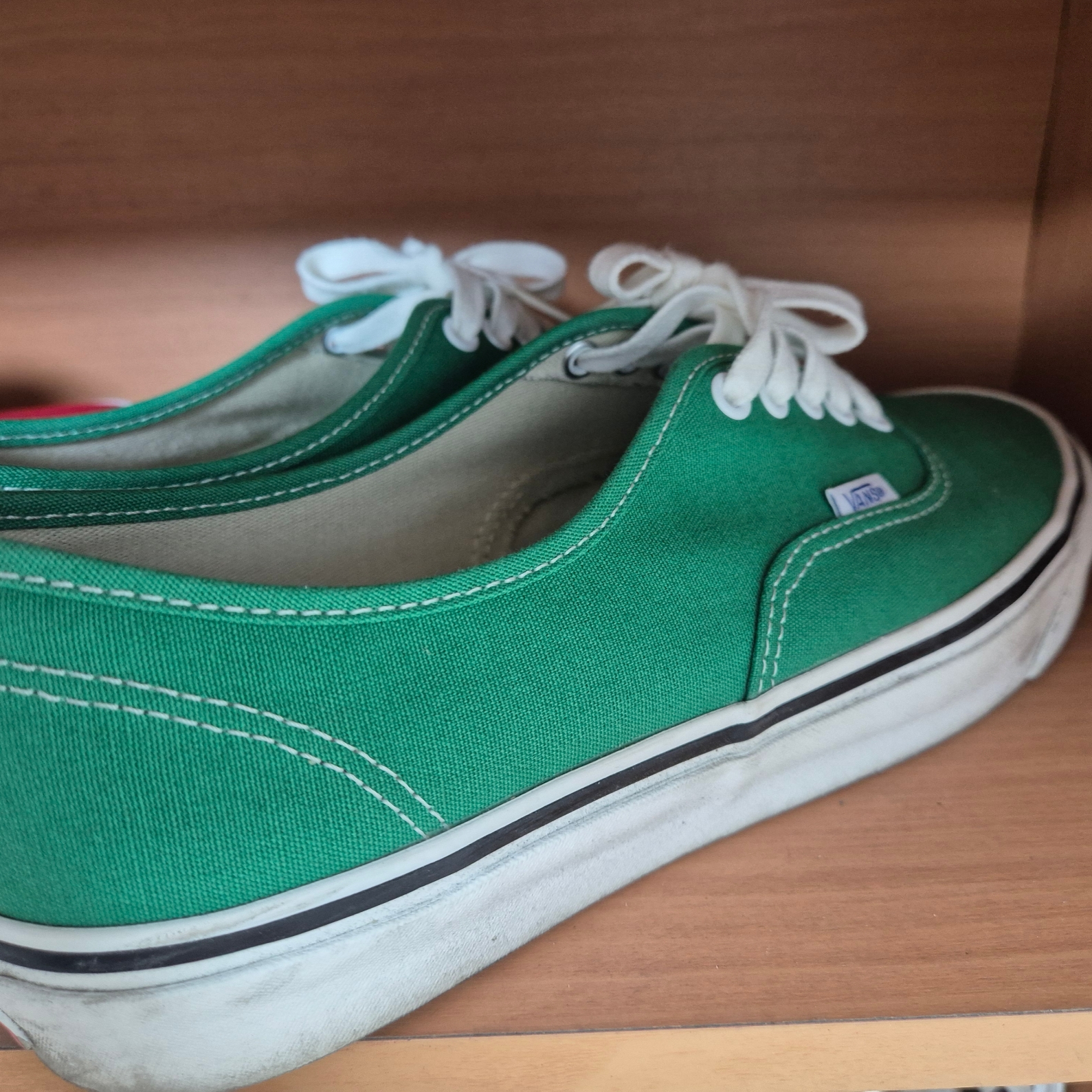 Vans Authentic 44 DX Anaheim Factory Emerald Green 착용 스타일