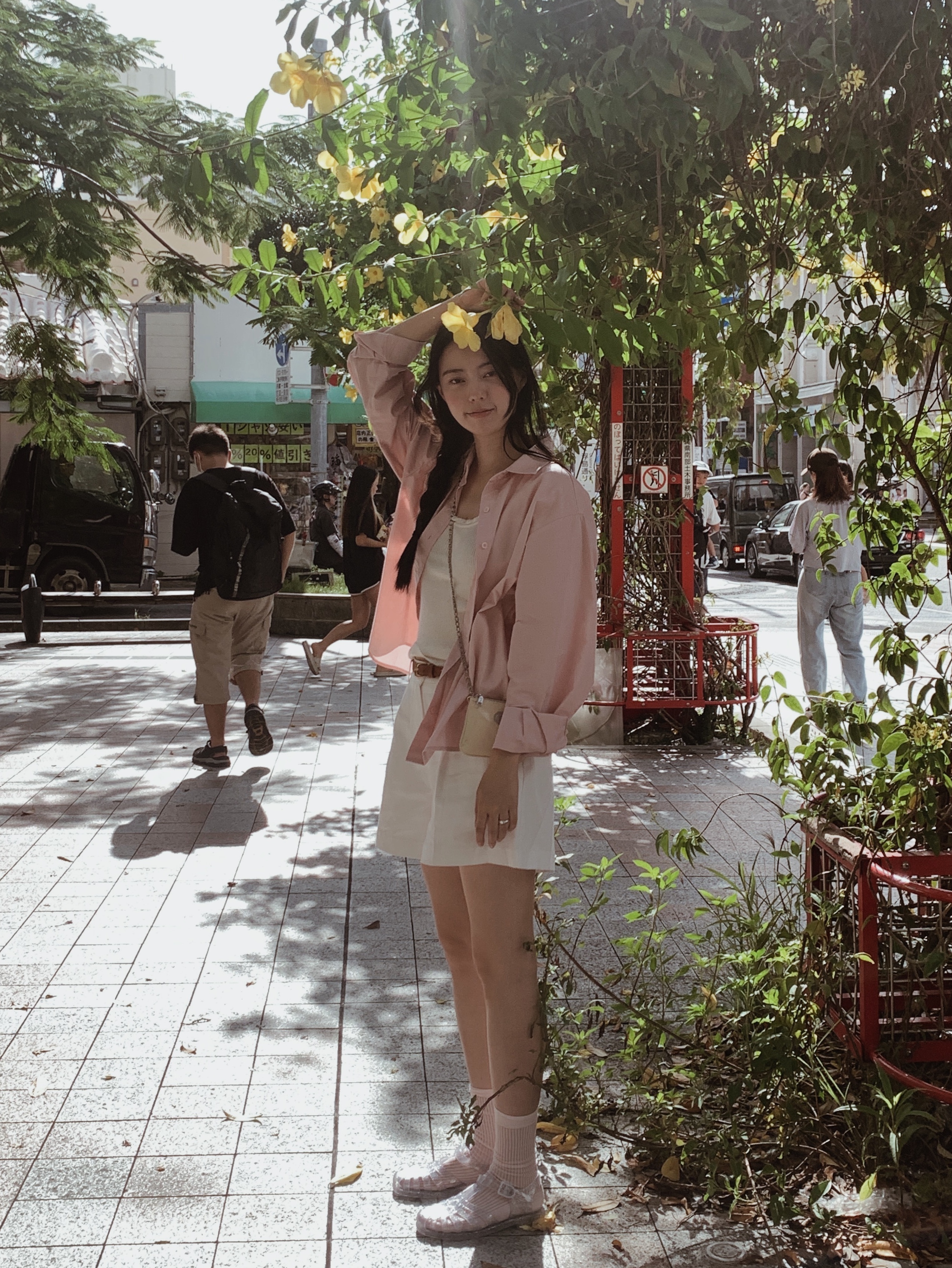 (W) Meduse Sun Silver Glitter 착용 스타일 - 1