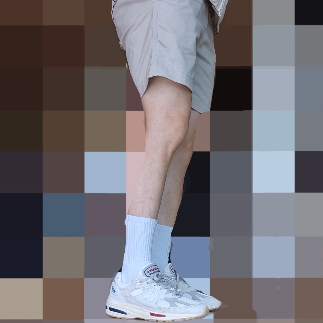 New Balance 991v2 Made in UK Off White Blanc De Blanc 착용 스타일 - 7