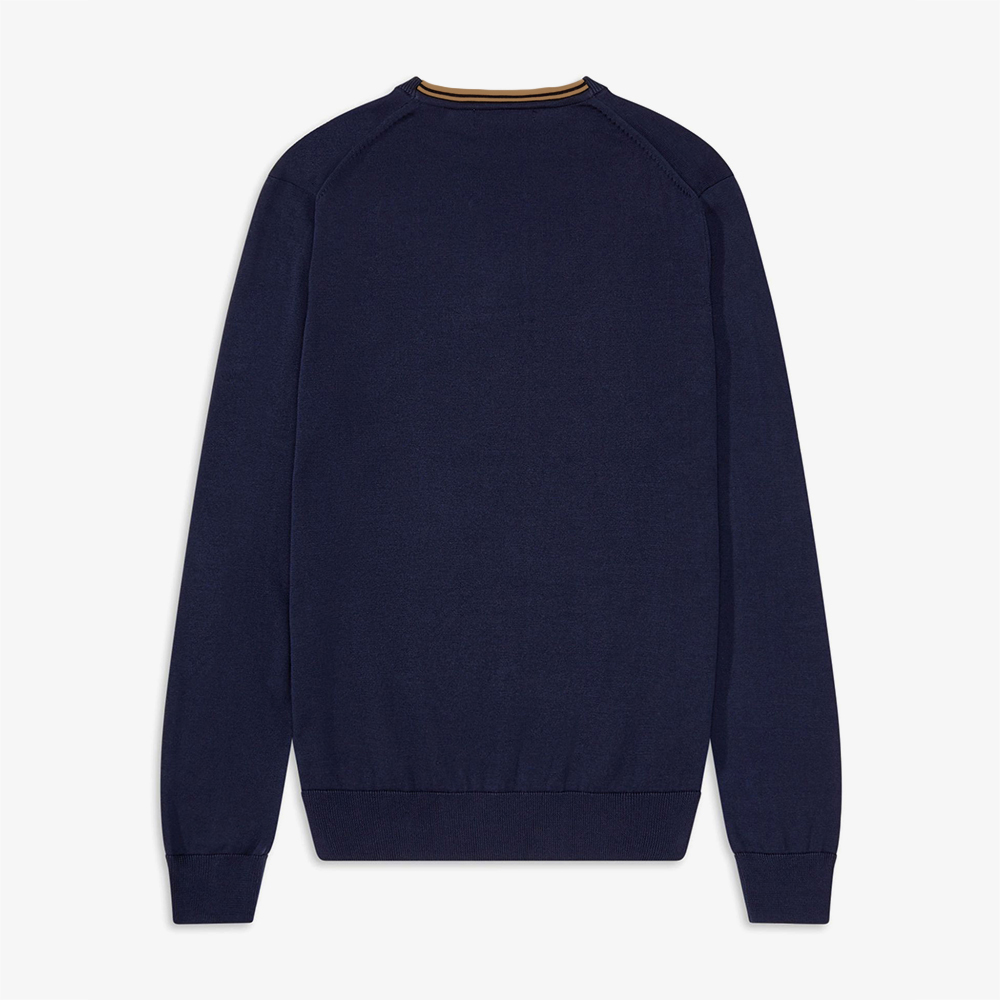 프레드페리 클래식 크루넥 메리노울 니트 네이비(Fred Perry Classic Crew Neck Knit Navy) - 2