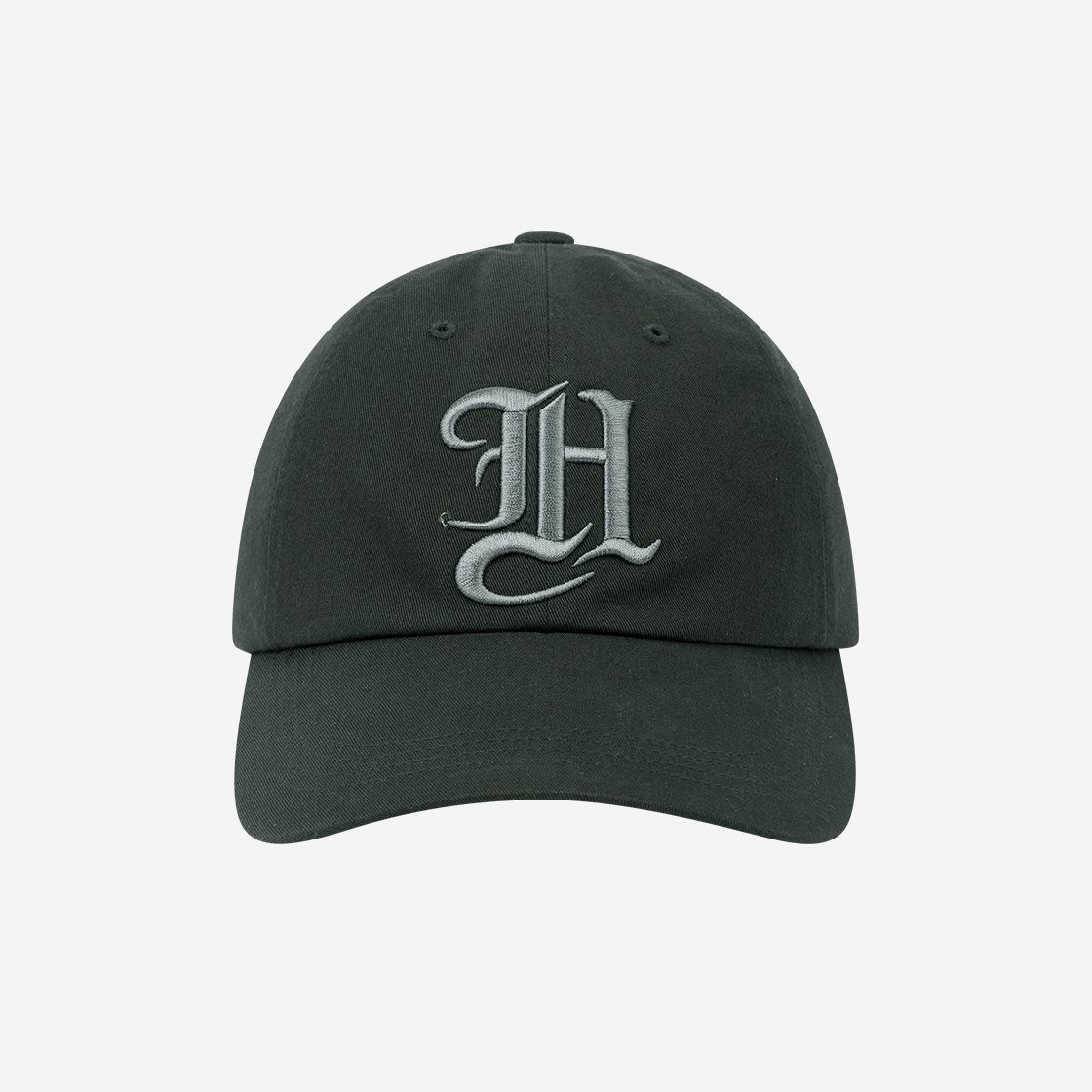 HDEX Bold Lettering Ball Cap Charcoal 상세 이미지 1