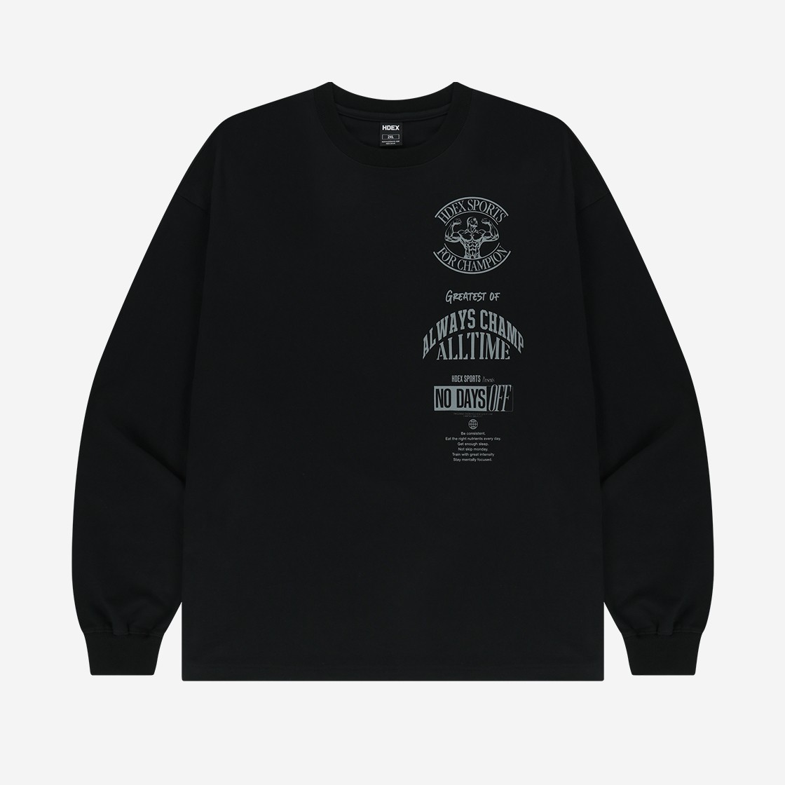 HDEX Grow Long Sleeves Black 상세 이미지 1