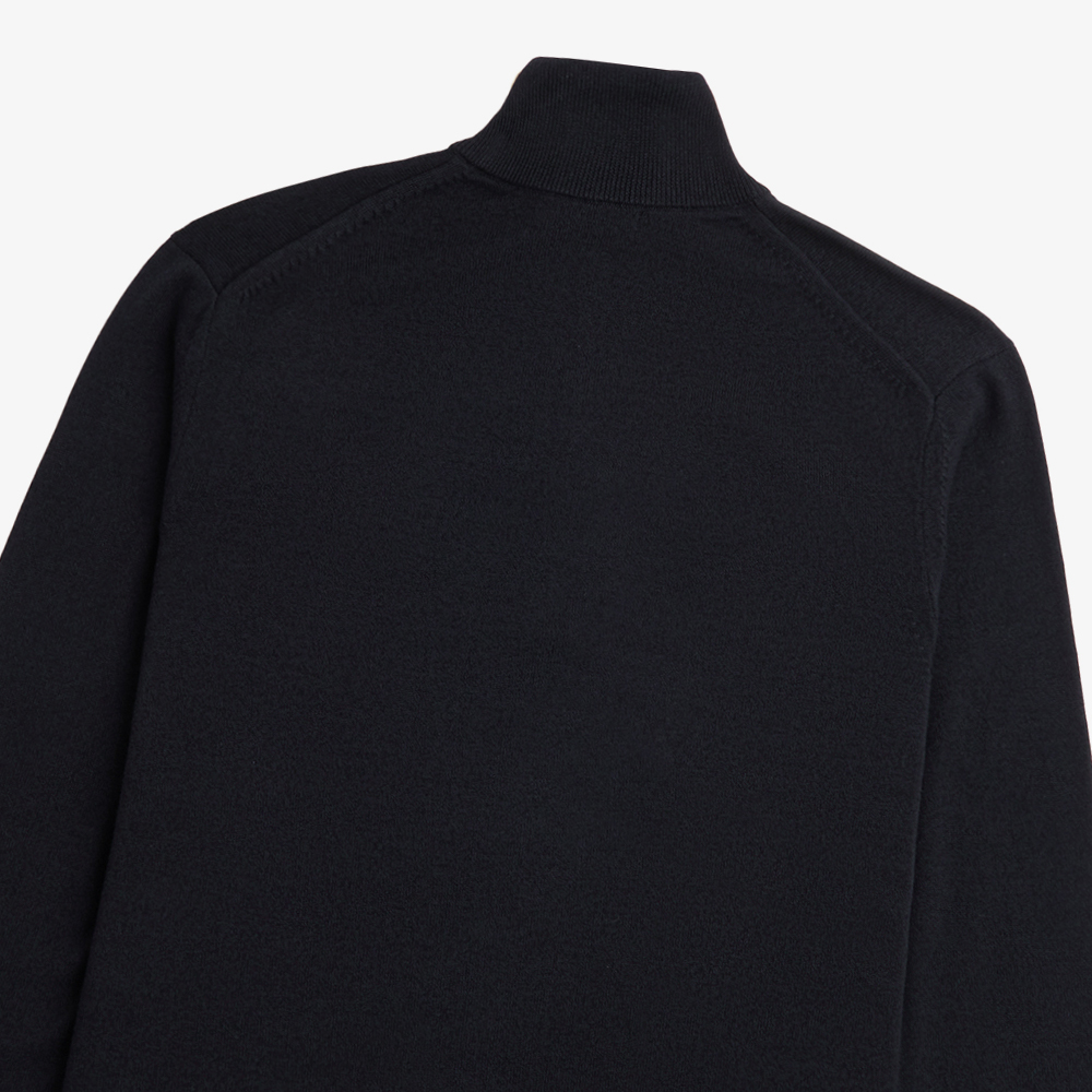 프레드페리 클래식 하프 집 니트 네이비(Fred Perry Classic Half Zip Knit Navy) - 4