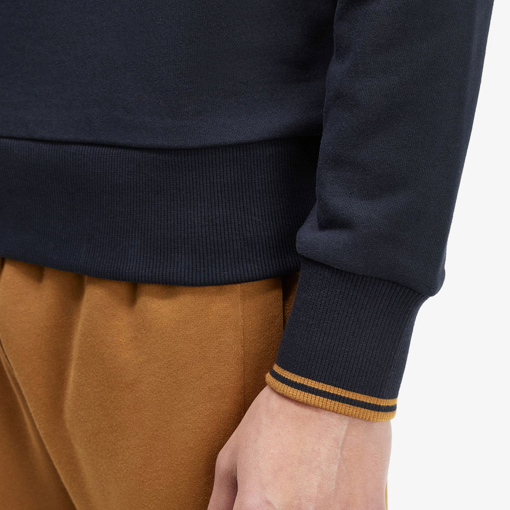 프레드페리 크루넥 스웻셔츠 네이비(Fred Perry Crew Neck Sweatshirt Navy) - 5