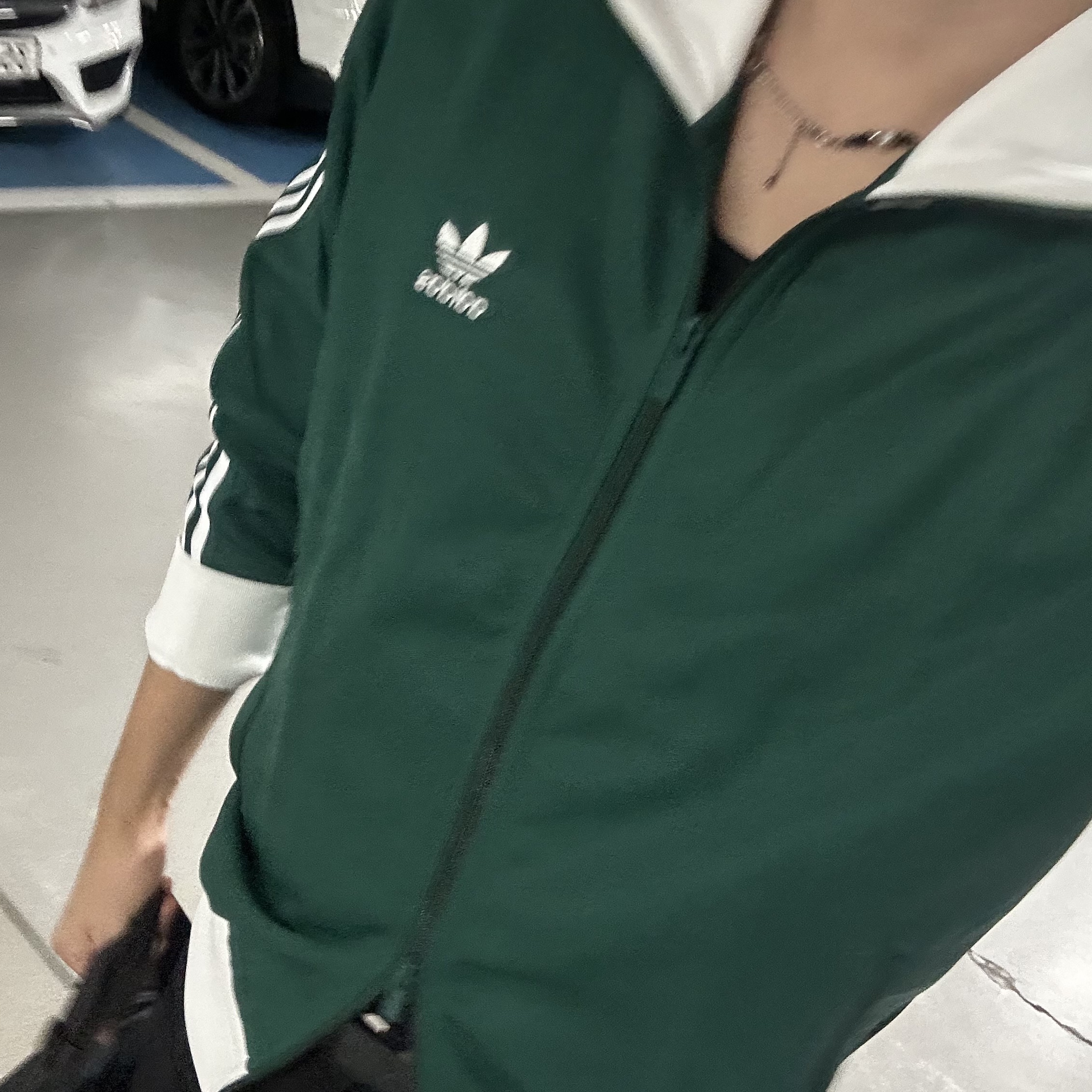 Adidas Adicolor Classics Beckenbauer Track Jacket Collegiate Green - KR Sizing 착용 스타일 - 1