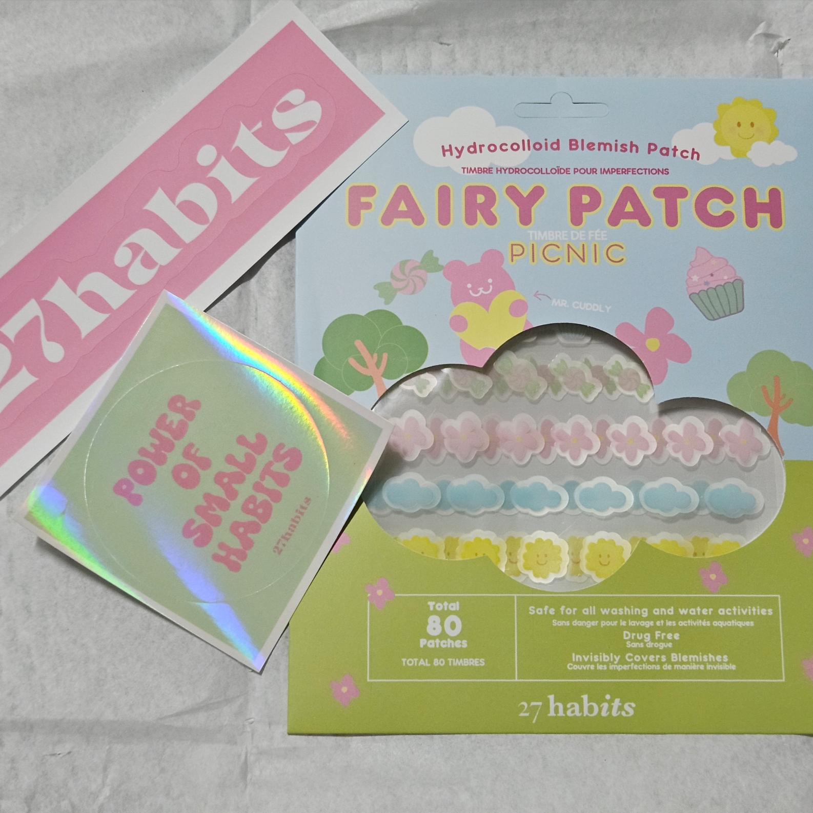 27habits Fairy Patch Picnic 착용 스타일