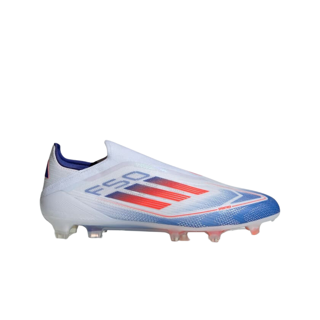 아디다스 F50 엘리트 레이스리스 FG 클라우드 화이트 솔라 레드(Adidas F50 Elite Laceless FG Cloud White Solar Red)