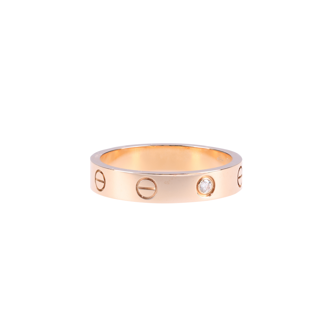 Cartier Leve Wedding Band Pink Gold Size 55 상세 이미지 1