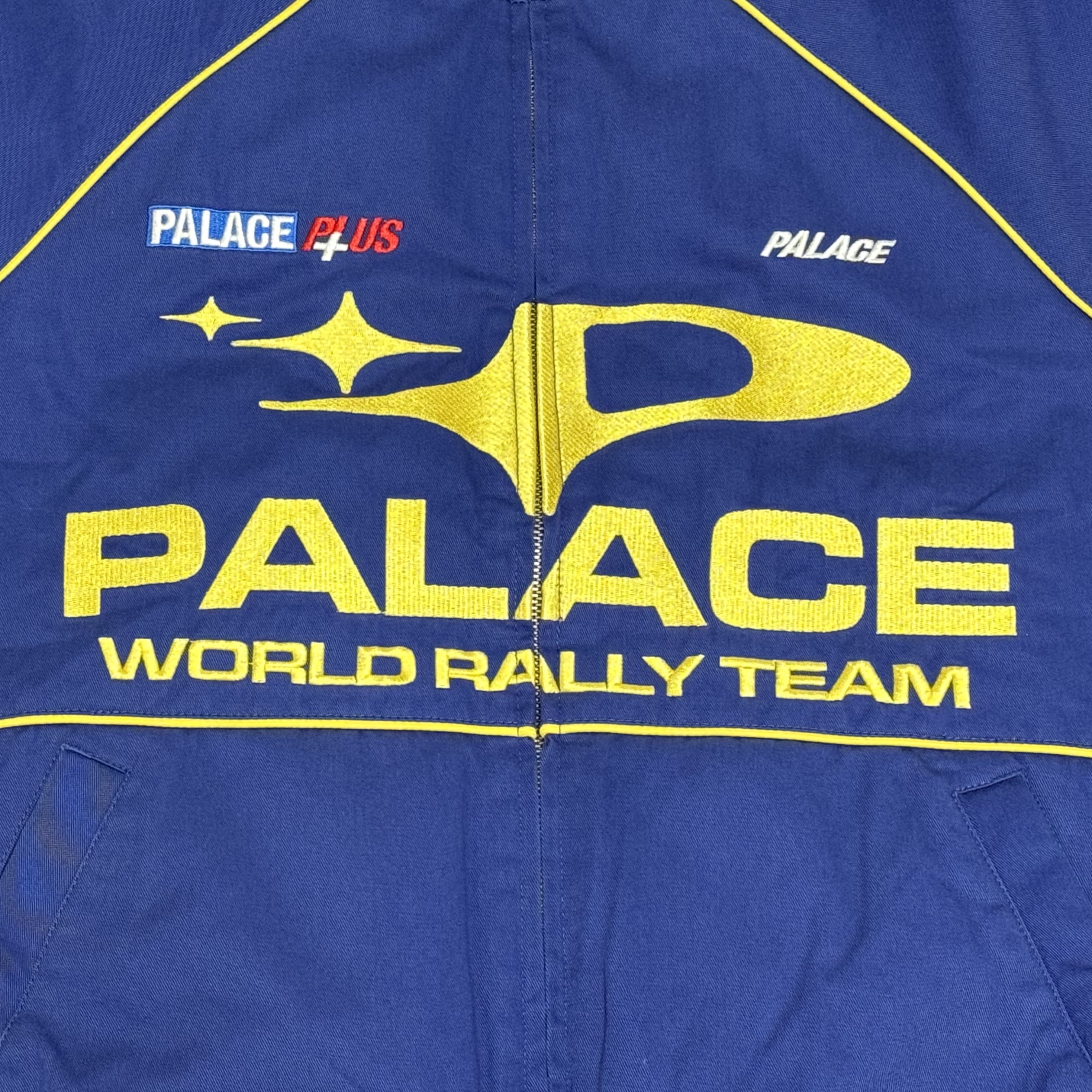 Palace Pally Rally Jacket Blue - 24FW 착용 스타일 - 1