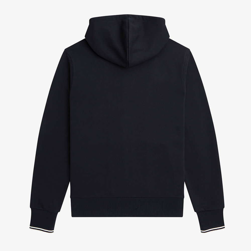 프레드페리 후드 집 스루 스웻셔츠 네이비(Fred Perry Hooded Zip Through Sweatshirt Navy) - 6