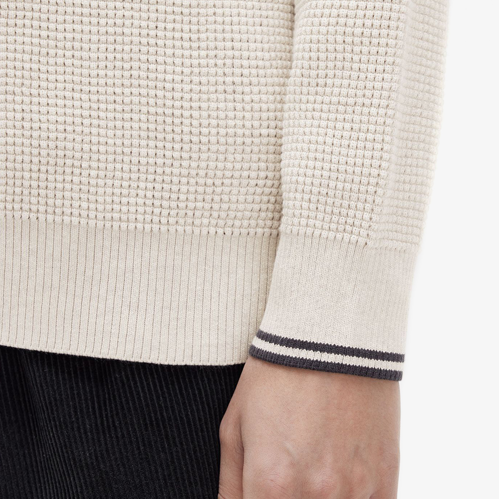 프레드페리 와플 스티치 니트 포리지(Fred Perry Waffle Stitch Knit Porridge Marl) - 5