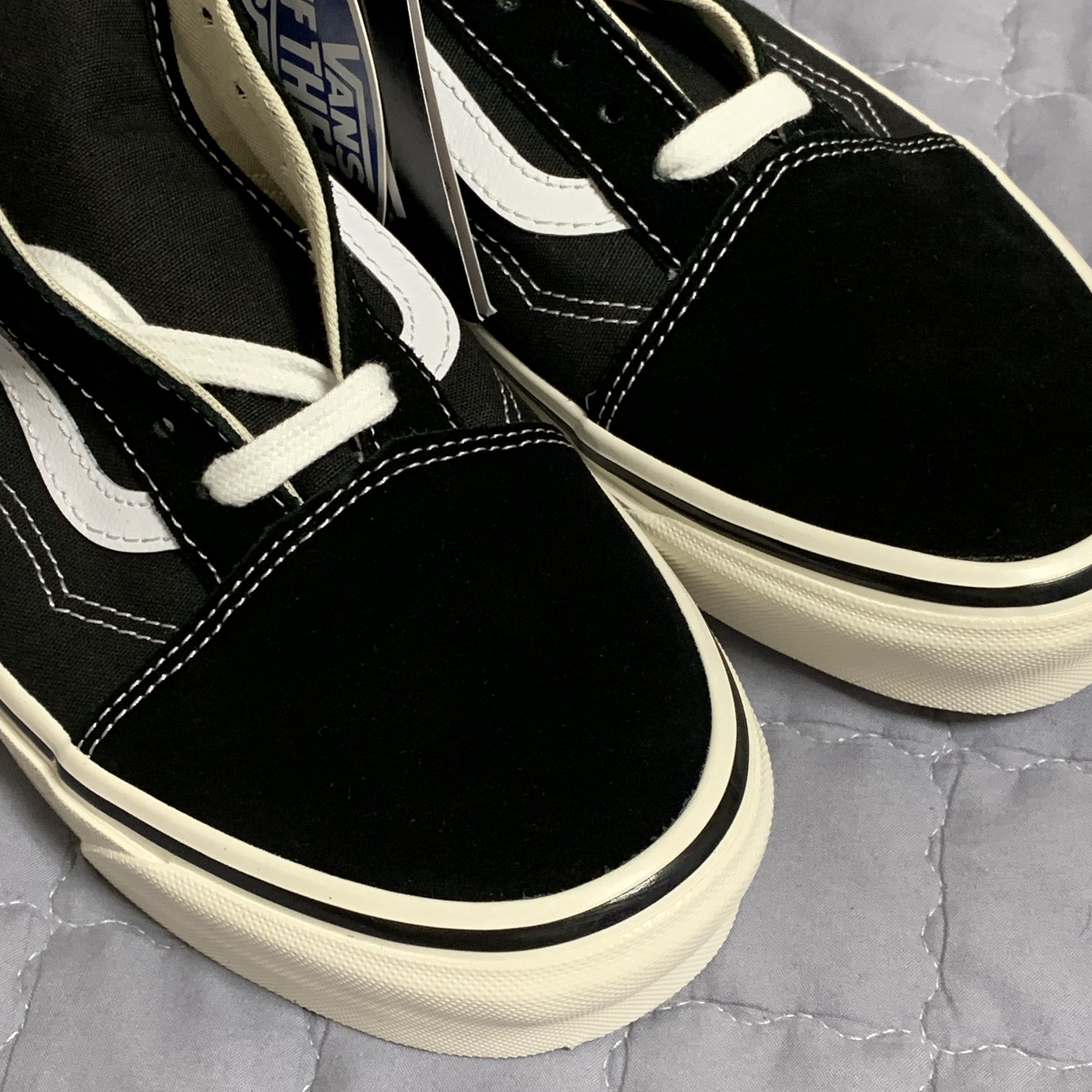 Vans Old Skool 36 DX Anaheim Factory Black White 착용 스타일