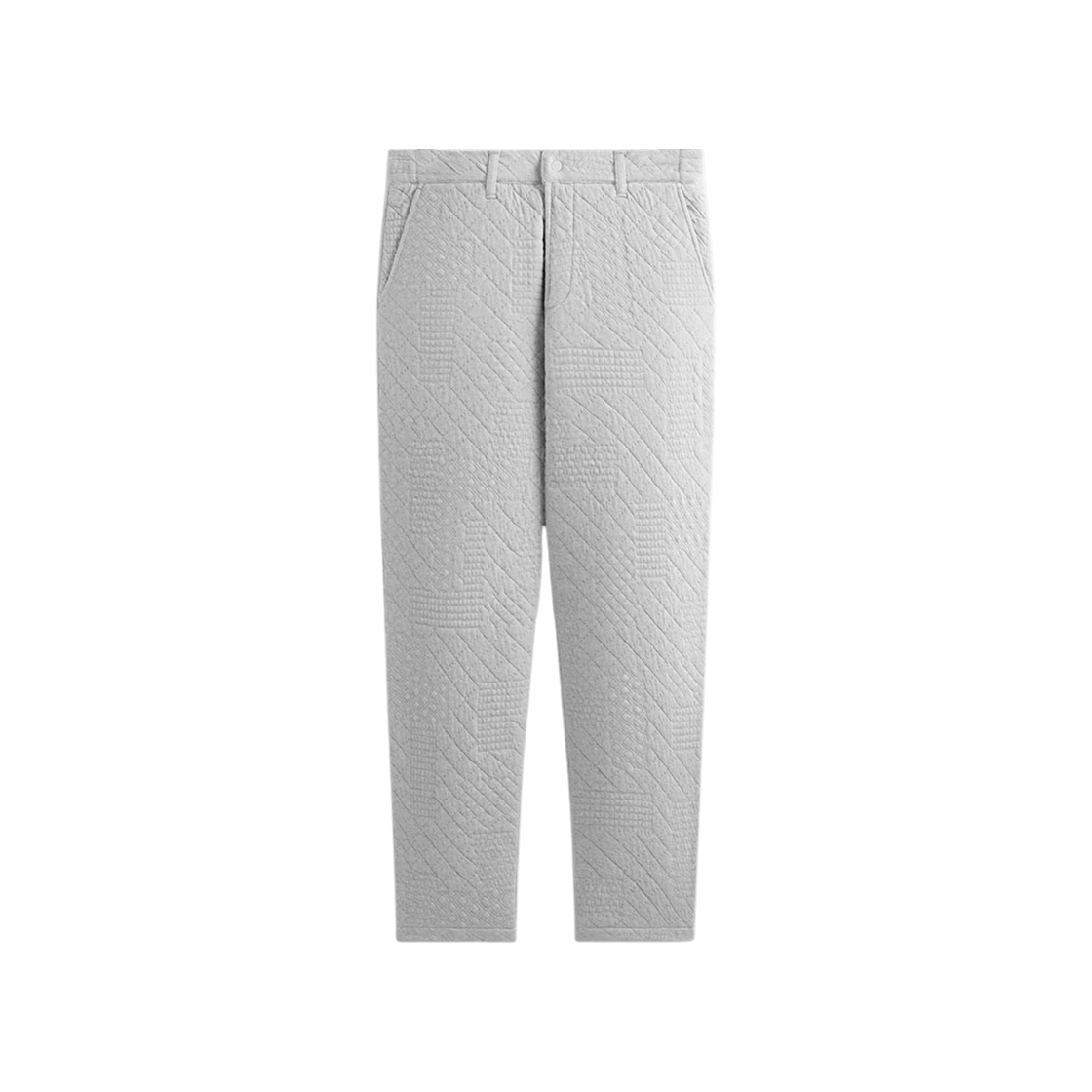 Kith Mixed Stitch Interlock Garrison Pant Light Heather Grey 상세 이미지 1