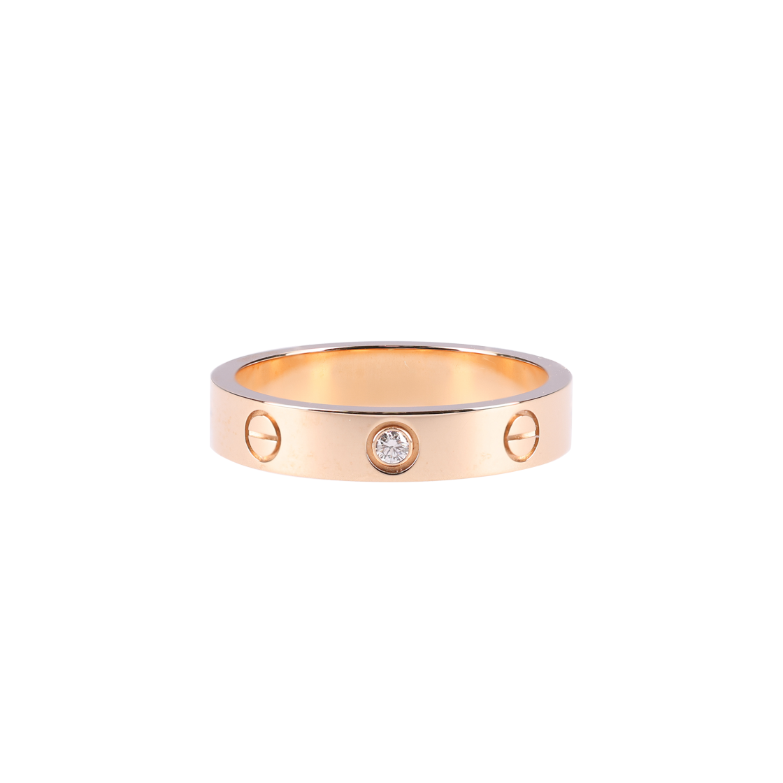 Cartier Leve Wedding Band Pink Gold Size 55 상세 이미지 2