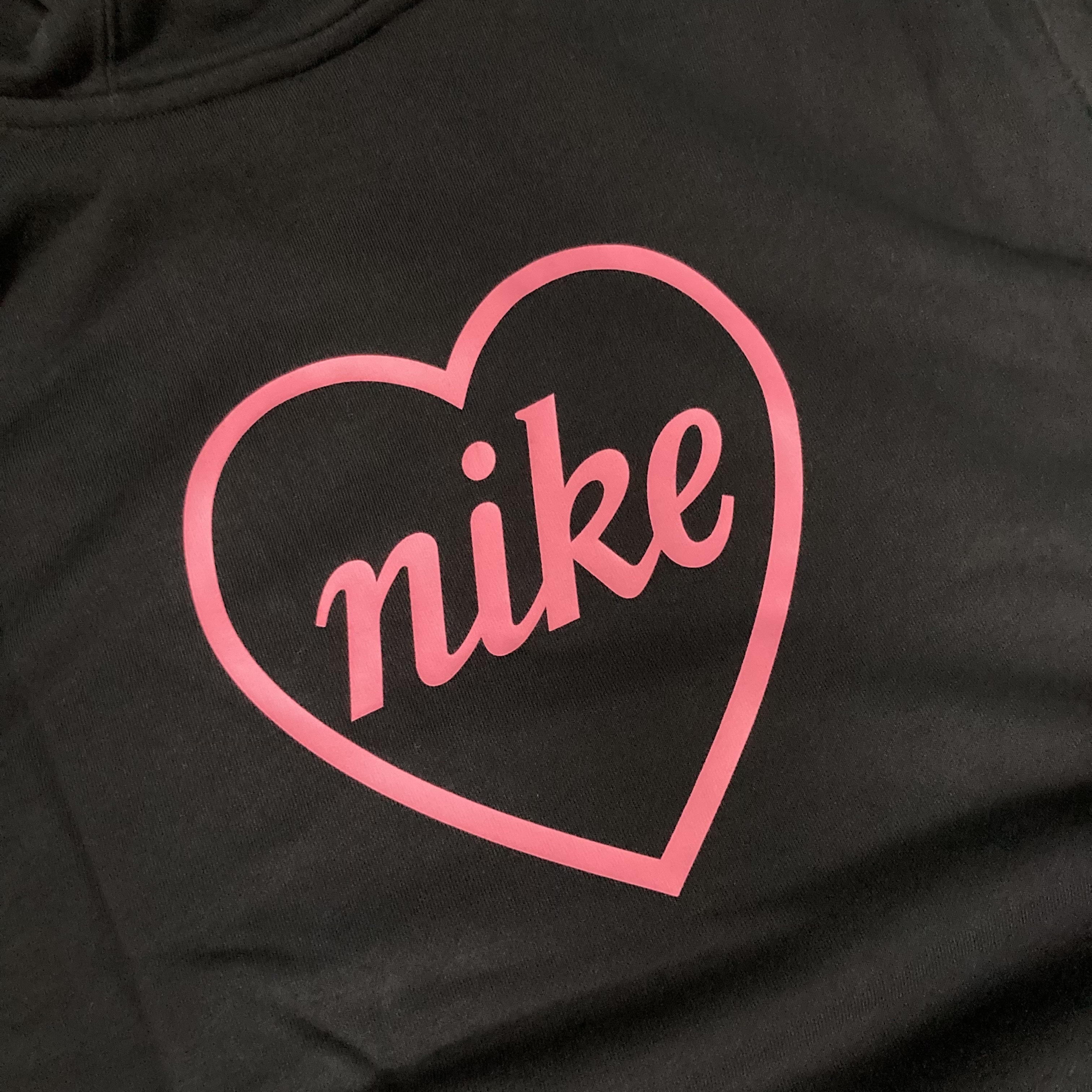 Nike Club French Terry Pullover Hoodie Black Pinksicle - Asia 착용 스타일