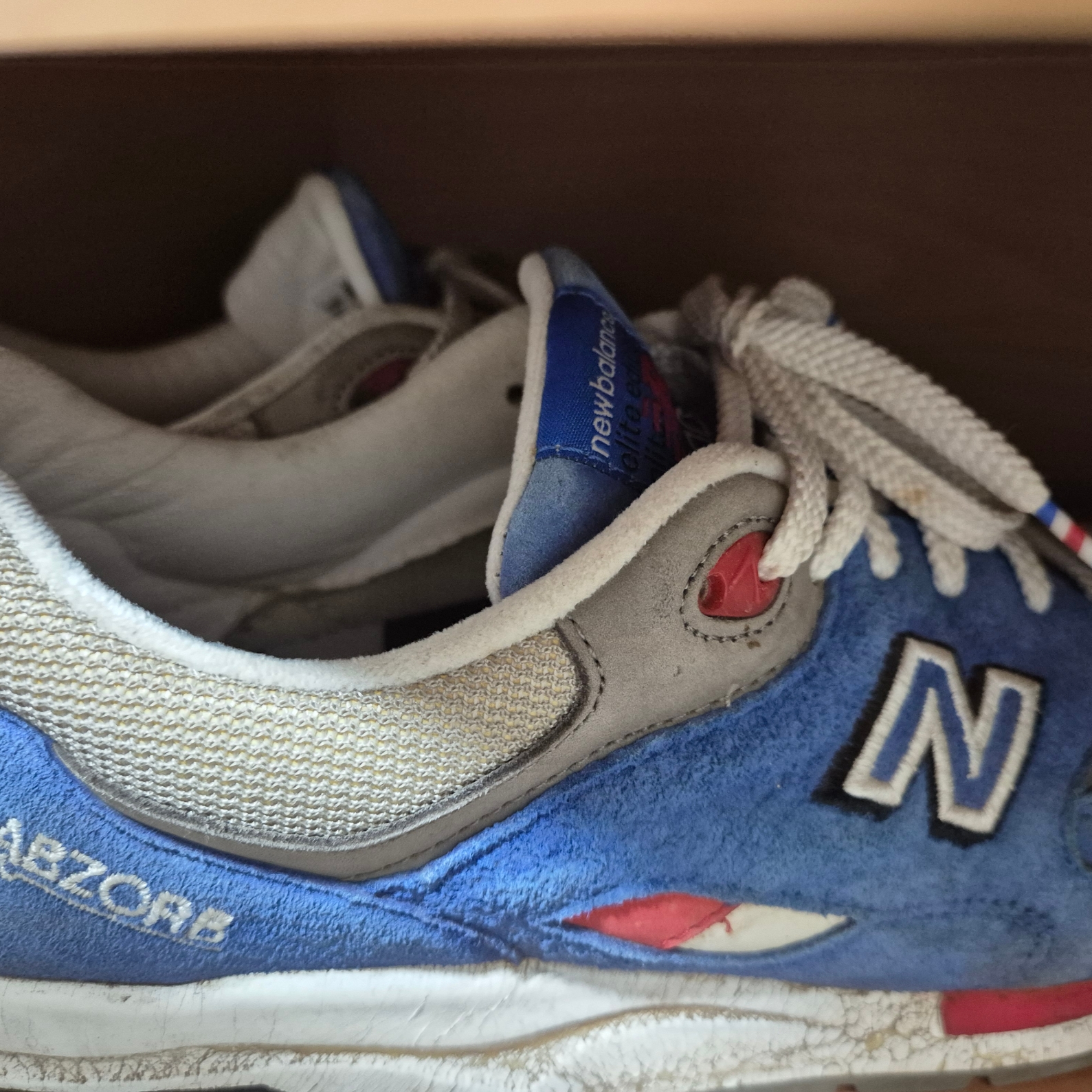 New Balance 1600 Barber Shop Blue Grey 착용 스타일