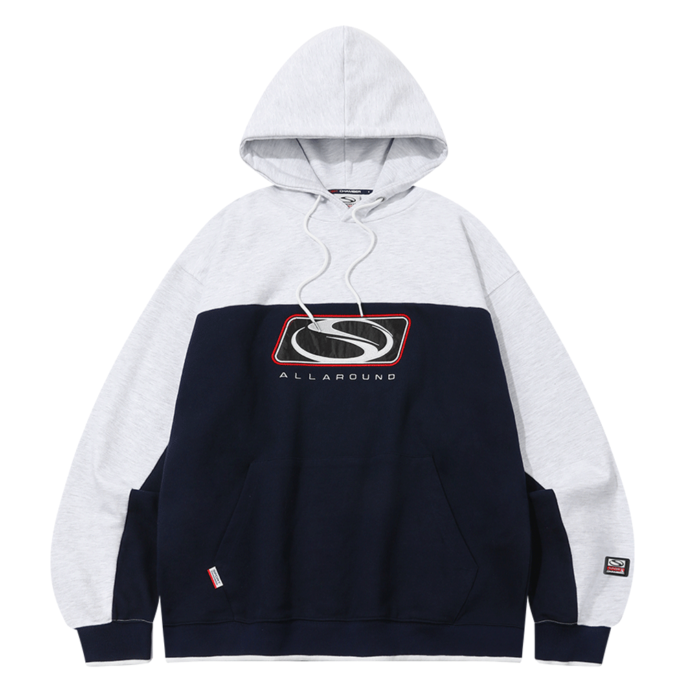 Sport Chamber SC Big Flash Hoodie T-Shirt Navy 상세 이미지 1