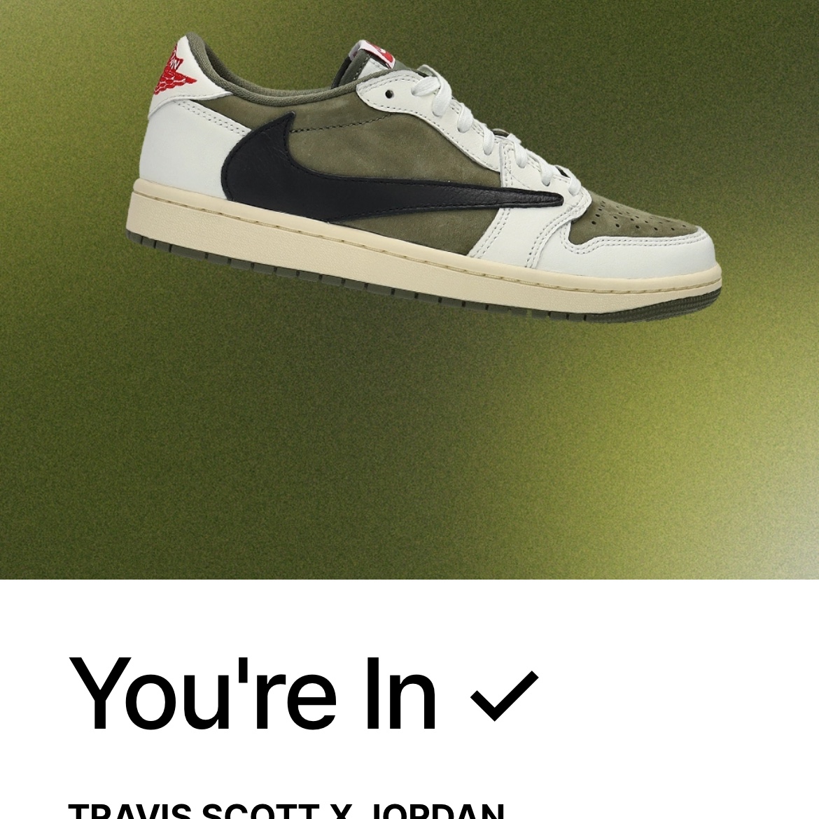 Jordan 1 x Travis Scott Retro Low OG SP Reverse Olive 착용 스타일