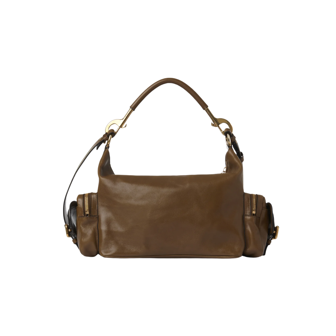 Chloe Camera Bag in Shiny Leather Clay Brown 상세 이미지 3