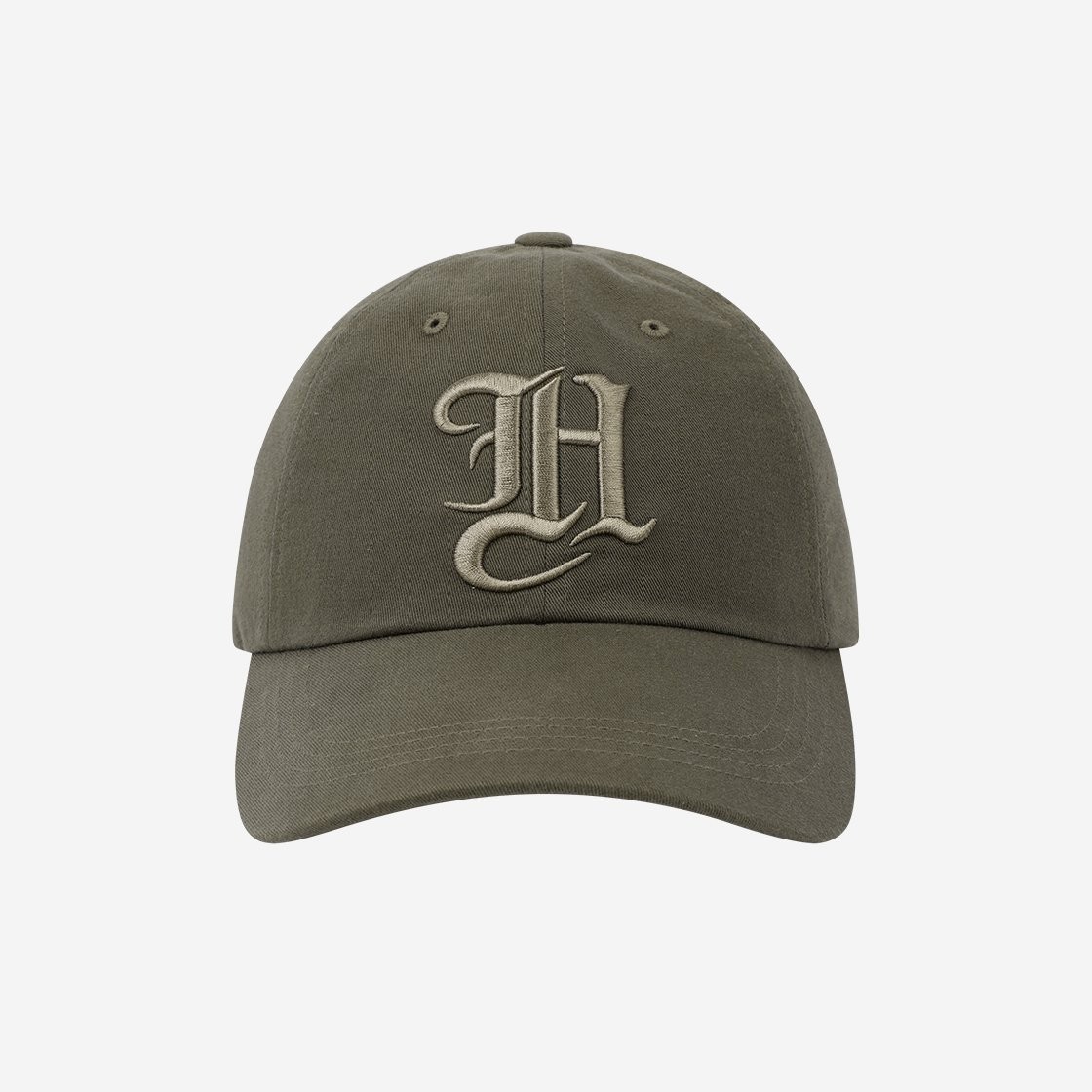 HDEX Bold Lettering Ball Cap Brown 상세 이미지 1