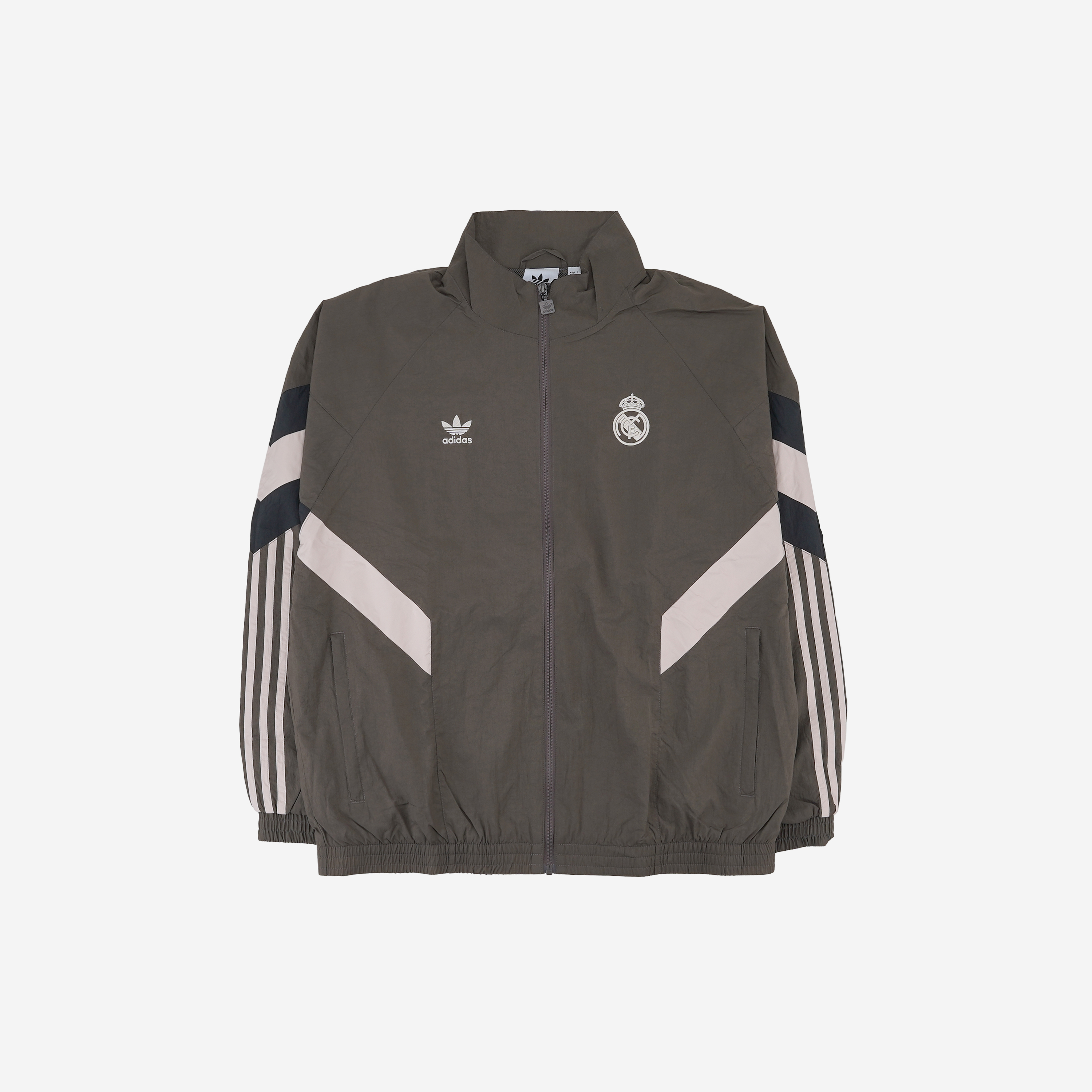 Adidas Real Madrid Originals Track Top Charcoal Grey - KR Sizing