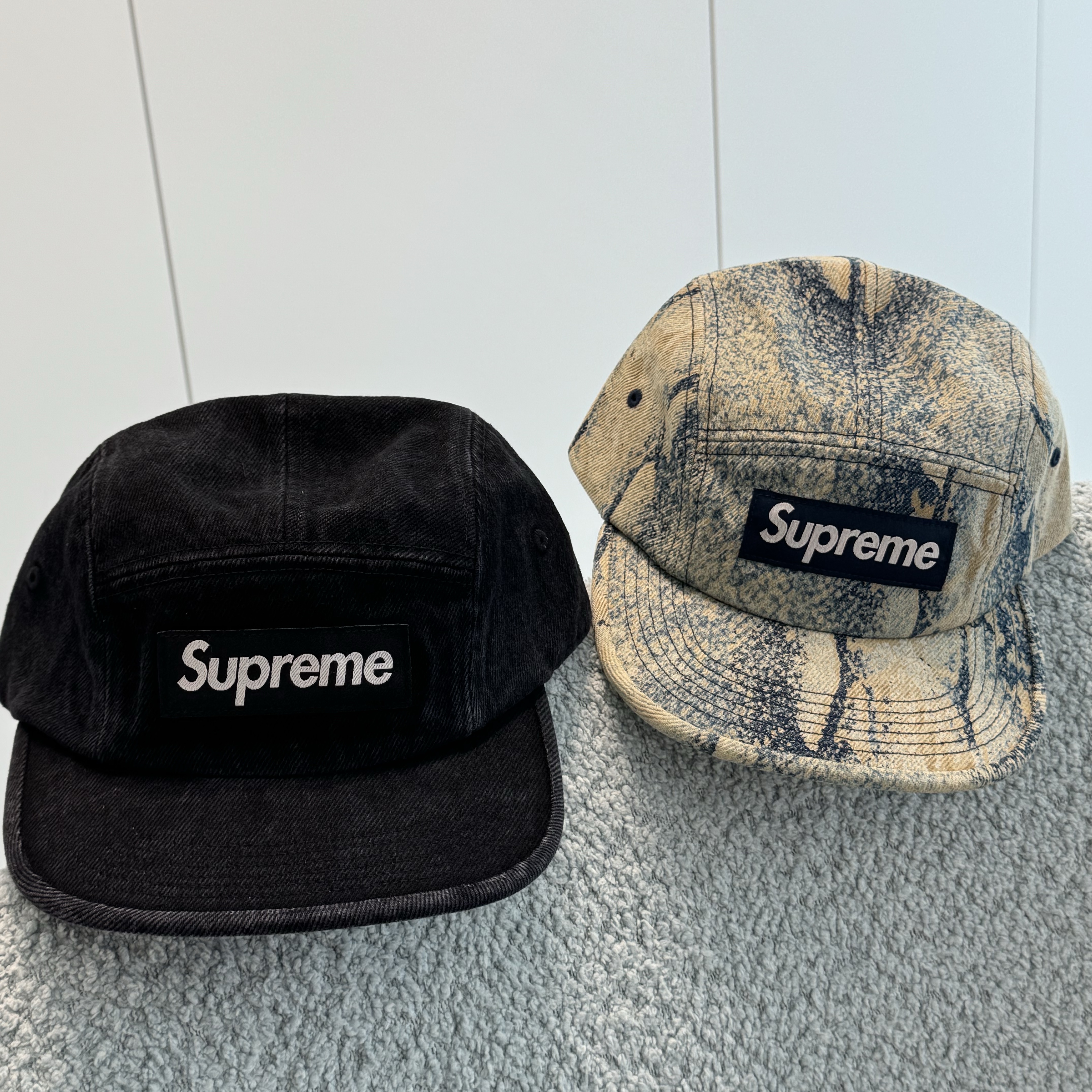 Supreme Denim Camp Cap Snake - 24FW 착용 스타일