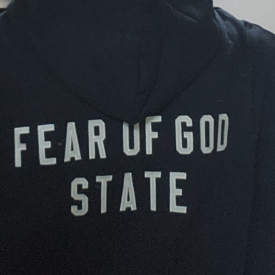 Essentials Heavy Fleece Full Zip Hoodie Black - 24FW, Essentials Fleece Relaxed Sweatpant Black - 24FW 착용 스타일 - 5