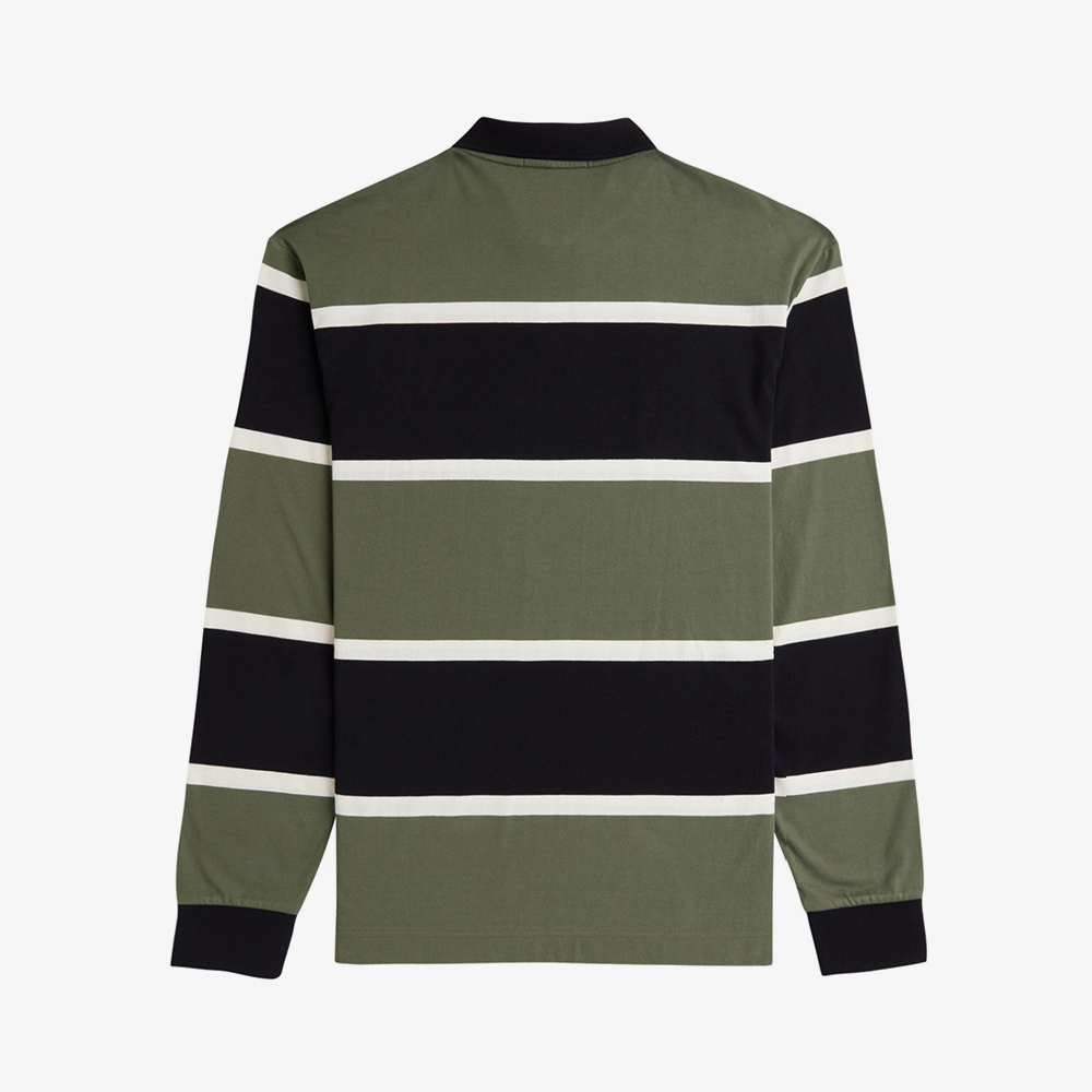 프레드페리 스트라이프 롱 슬리브 폴로 셔츠 로렐리스그린(Fred Perry Striped Long Sleeves Polo Shirt Laurel Wreath Green) - 6