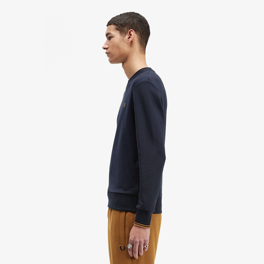 프레드페리 크루넥 스웻셔츠 네이비(Fred Perry Crew Neck Sweatshirt Navy) - 3